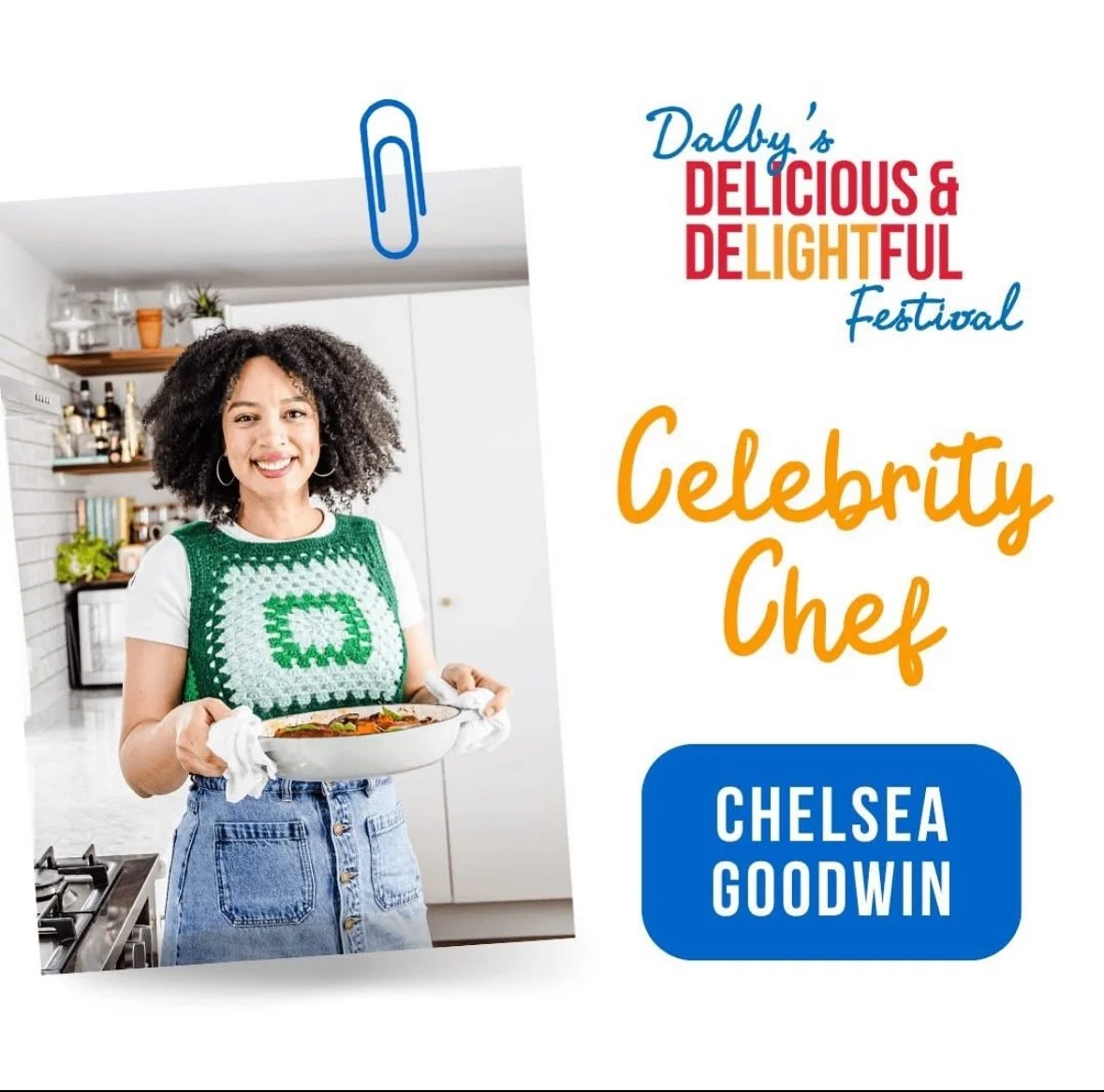 Only a few more days until I&rsquo;m back in Qld for Dalby&rsquo;s Delicious &amp; Delightful Festival! ✨✨

You&rsquo;ll find me in the cooking marquee whipping up some Mexican &amp; Vietnamese delights at 10:30 &amp; 2:30 on Saturday 🌮🥙🍜

It&rsqu