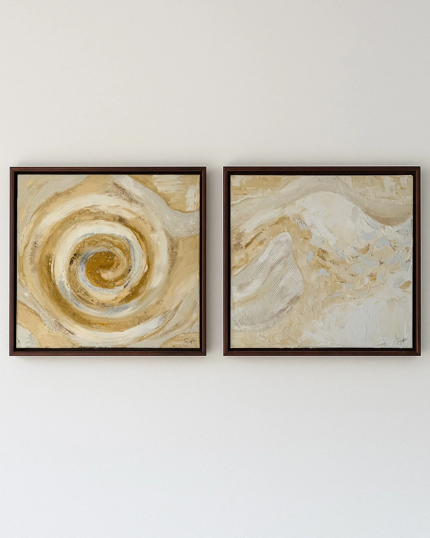 The intuitive painting process is, above all, about surrender.

When I first began, my mind wanted to take control. 
To create something beautiful,
something &ldquo;worthy&rdquo; of hanging on a wall.
Always chasing a goal, always steering the outcom