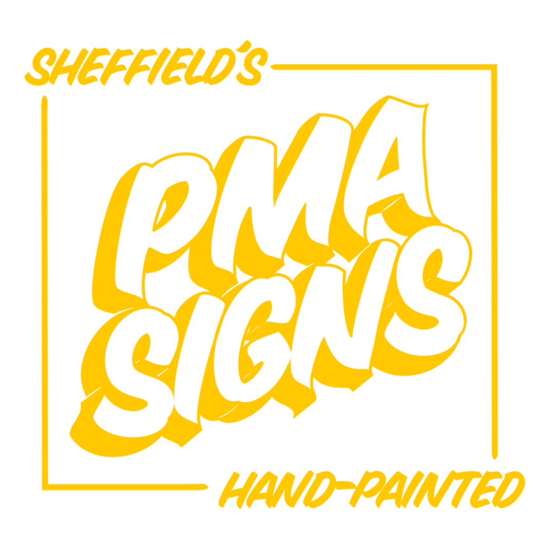 PMA signs Sheffield sign painter 