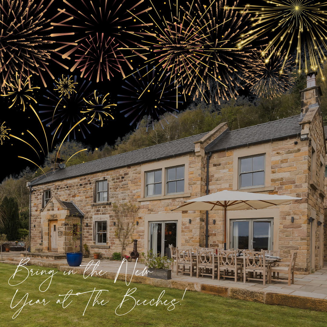Luxury New Year accommodation in the Peak District at Oker Retreats