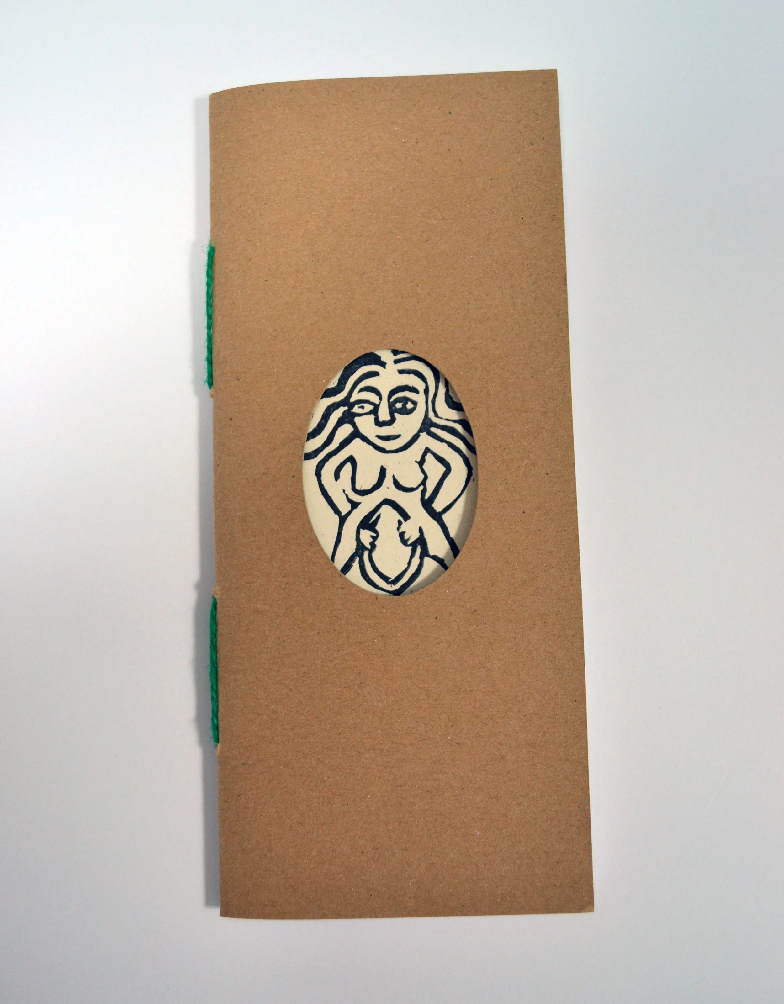 PS Zine 2020, Lino & digital prints, hand bound, 10 copies made. The zine documents all sheelas & locations.