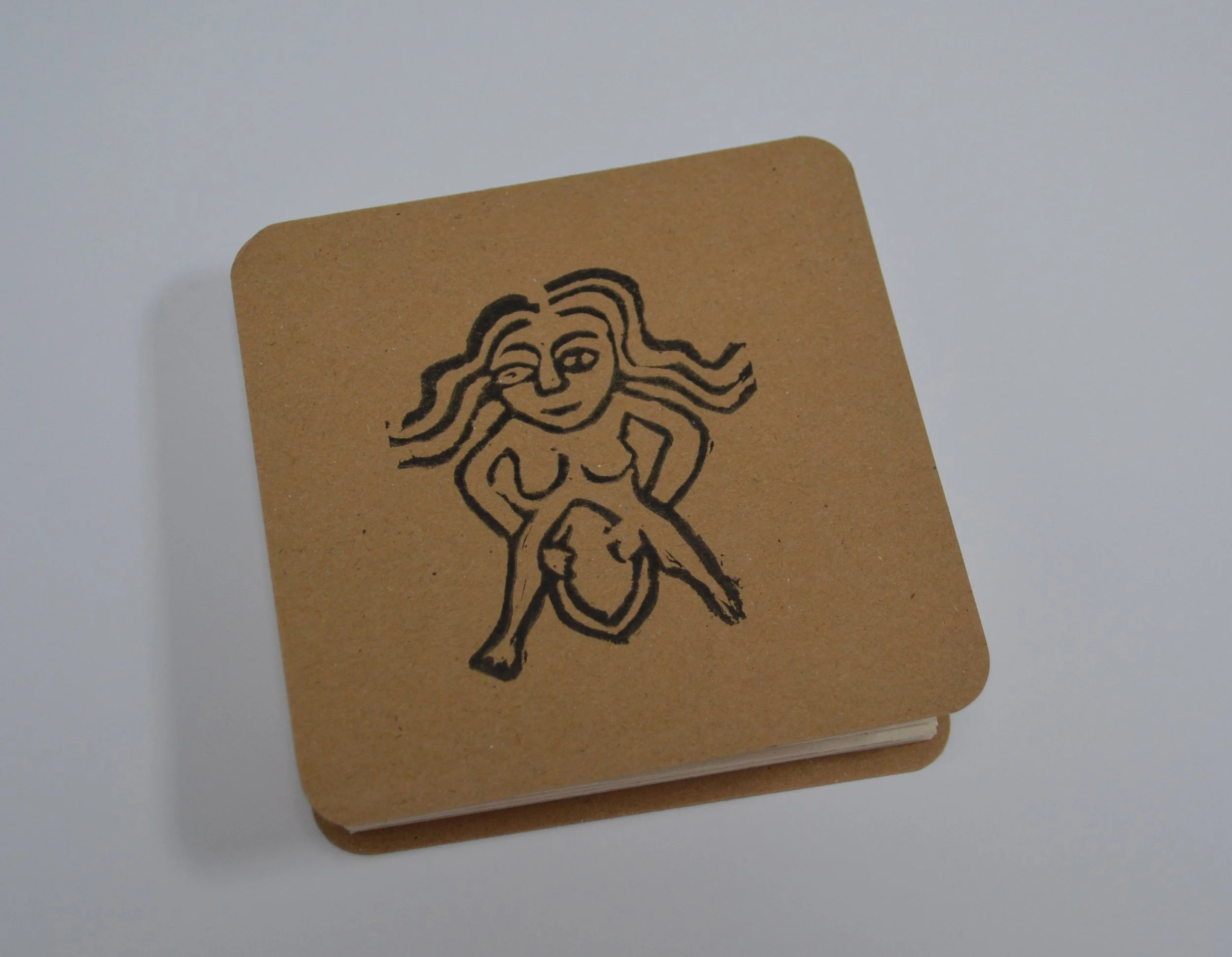 PS Zine 2021, Lino & Risoprint, Handmade layout, 20 copies made. Documents all sheelas & locations from 2021.