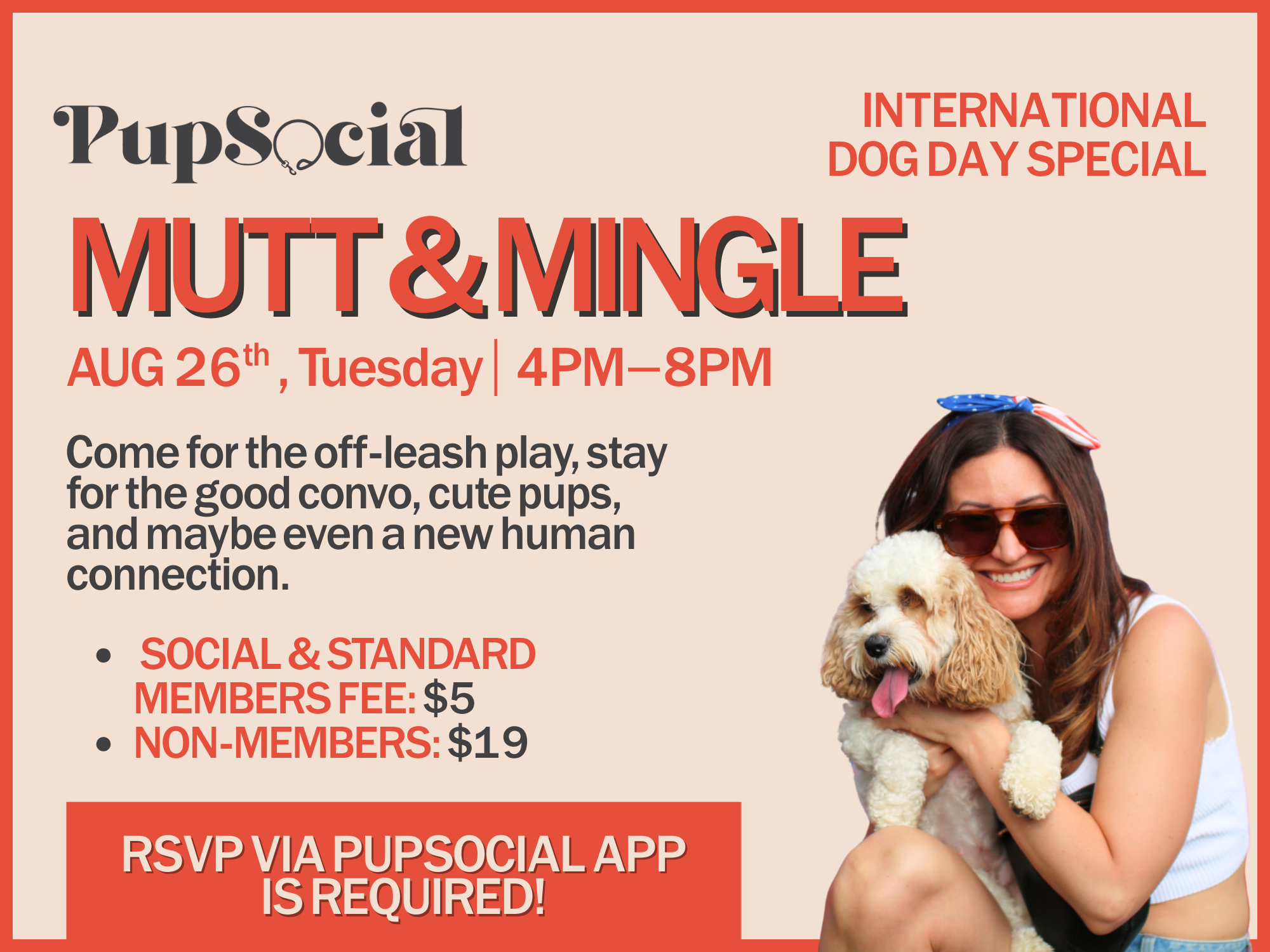 <span class="sqsrte-text-color--black">MUTT & MINGLE: INTERNATIONAL DOG DAY OPEN HOUSE</span>