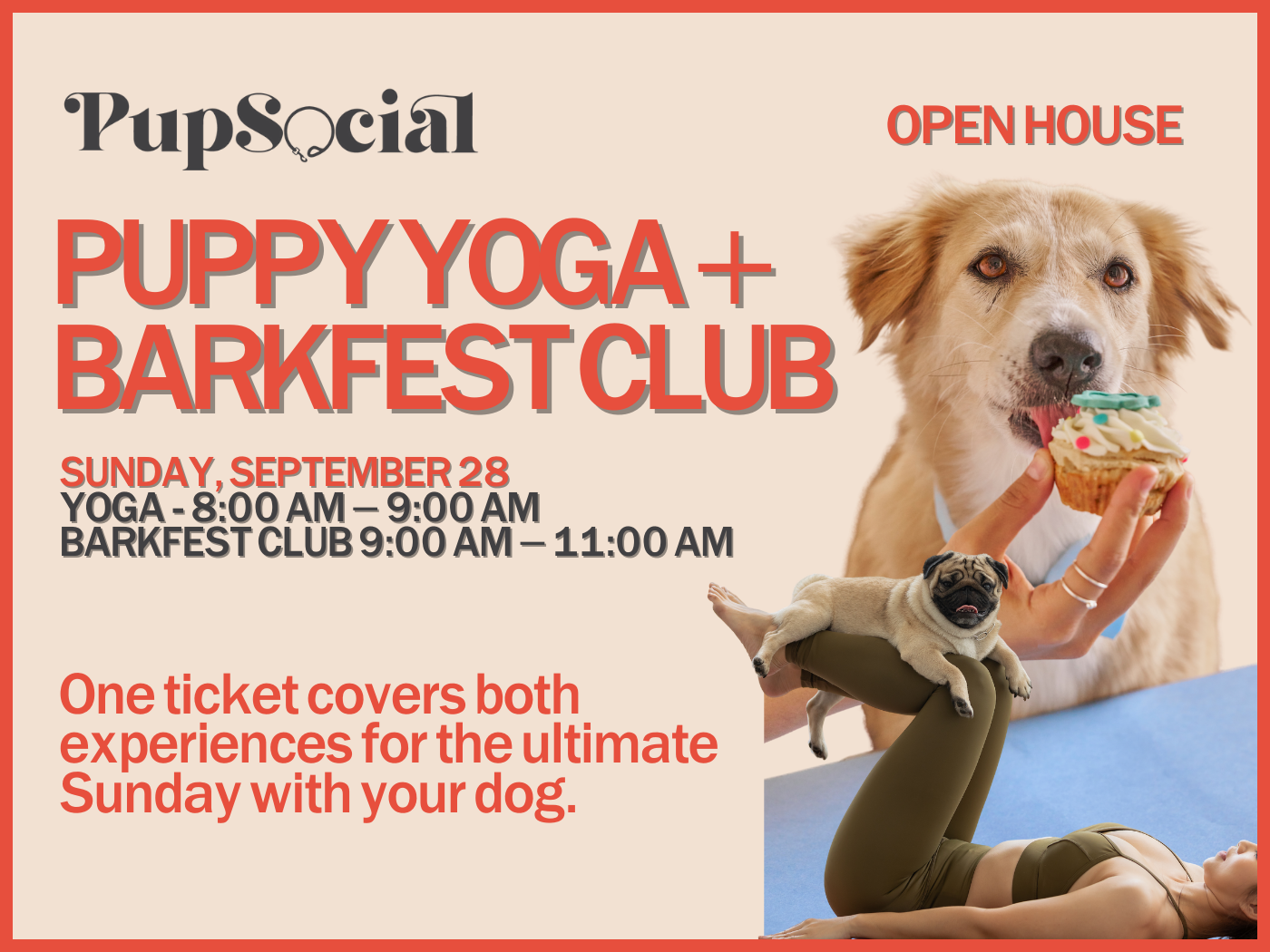 PUPPY YOGA + BARKFEST CLUB 