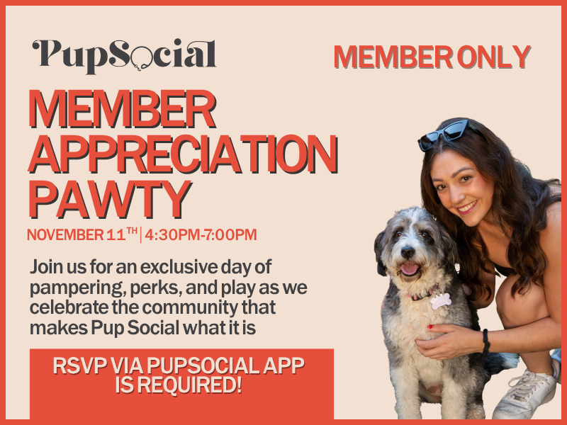 MEMBER APPRECIATION PAWTY