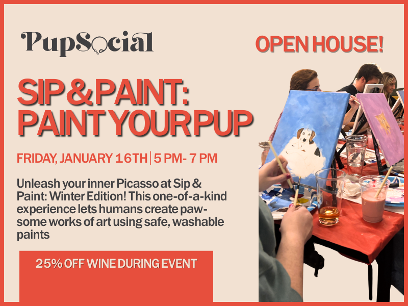 Sip &amp; Paint Your Pup