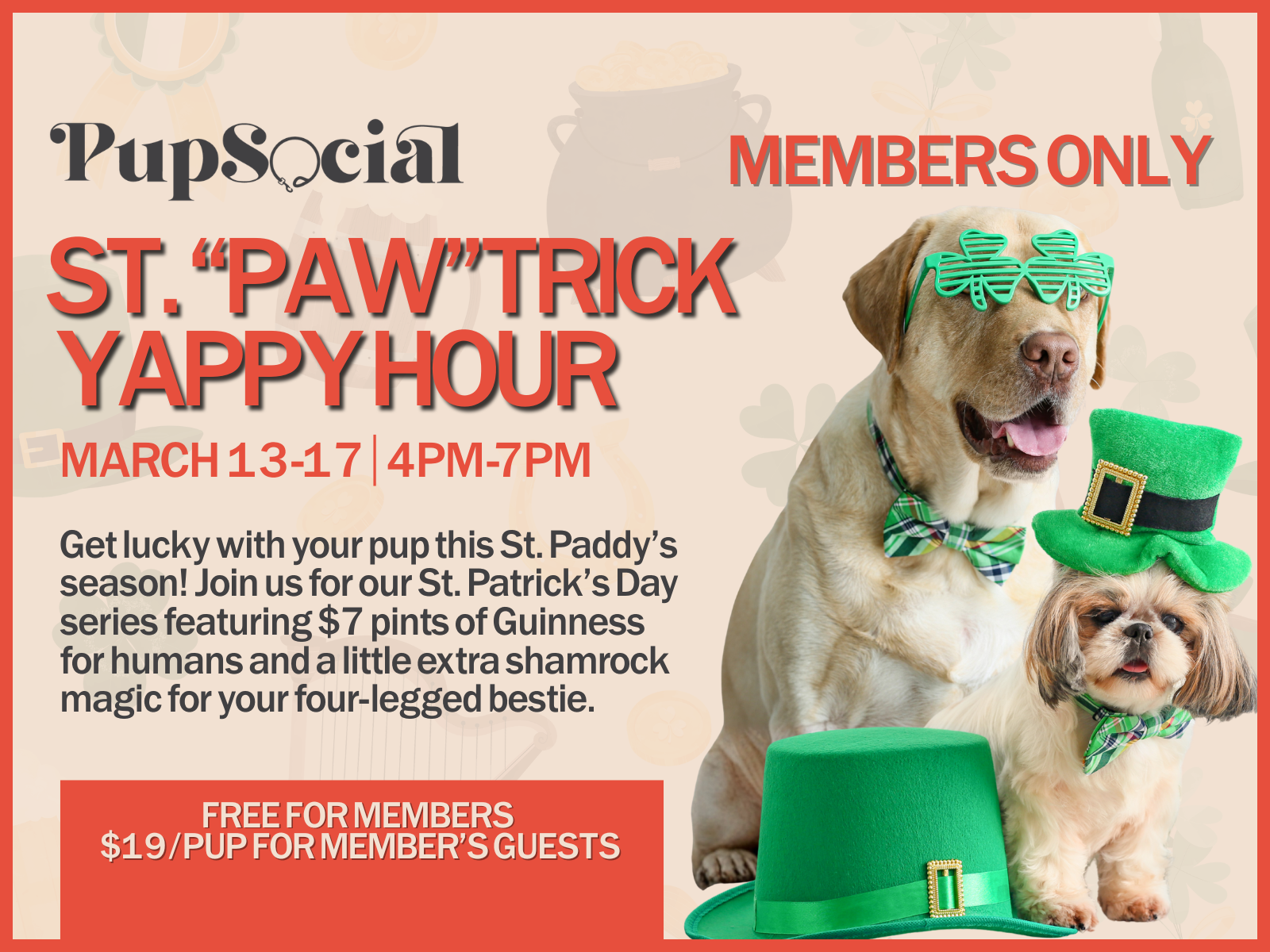 St. “Paw”trick Yappy Hour