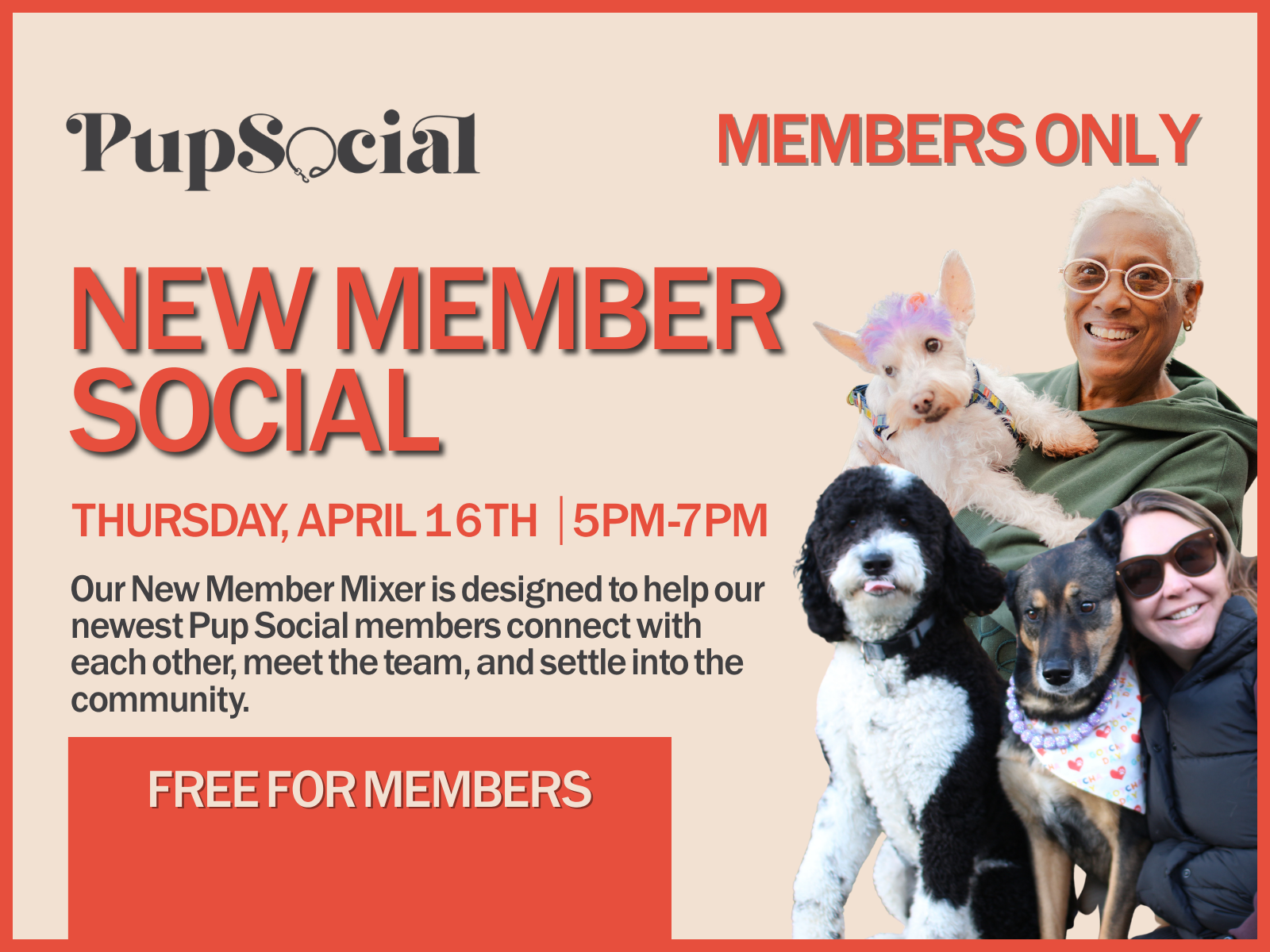 NEW MEMBER SOCIAL