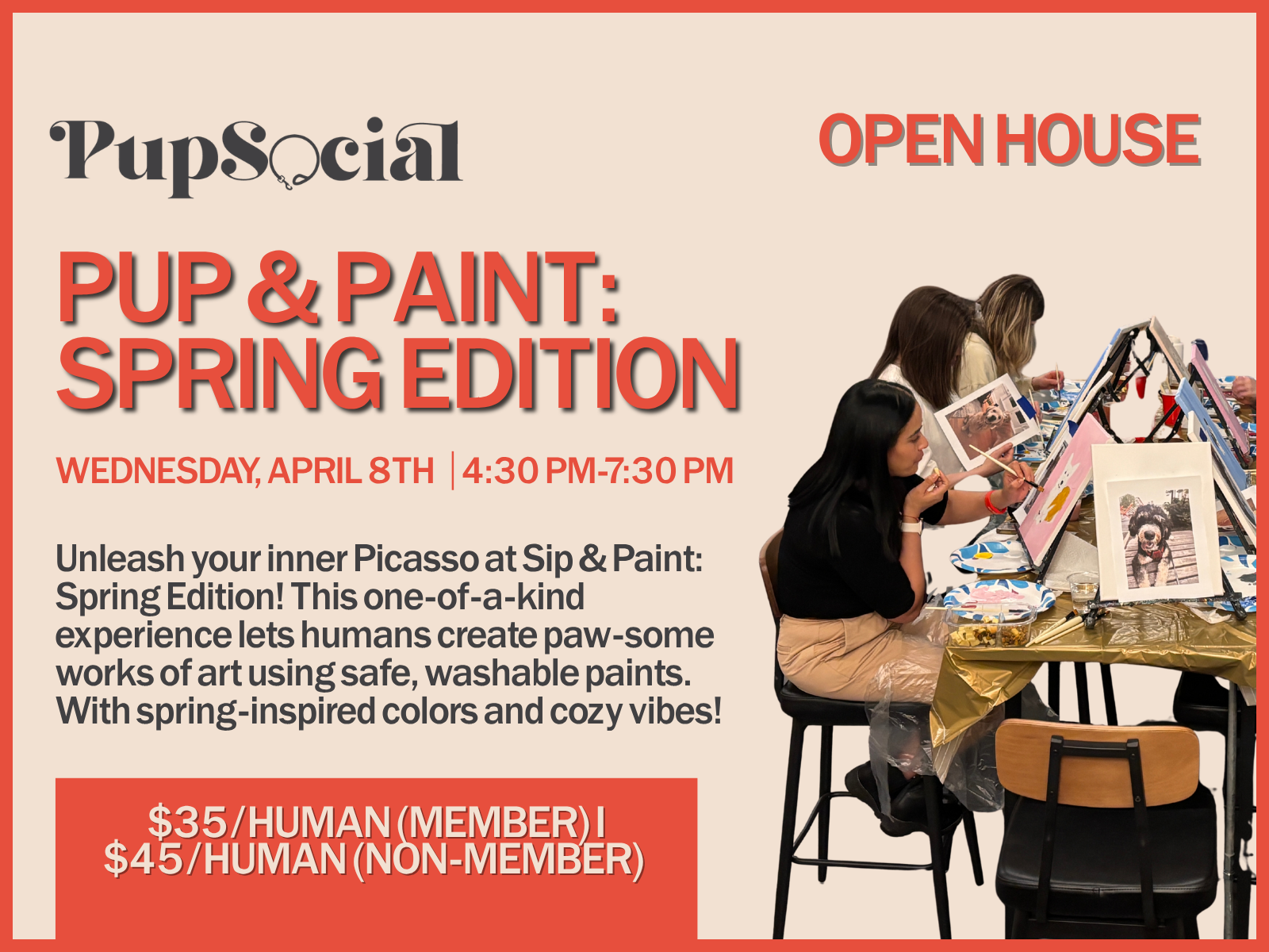 Pup &amp; Paint: Spring Edition