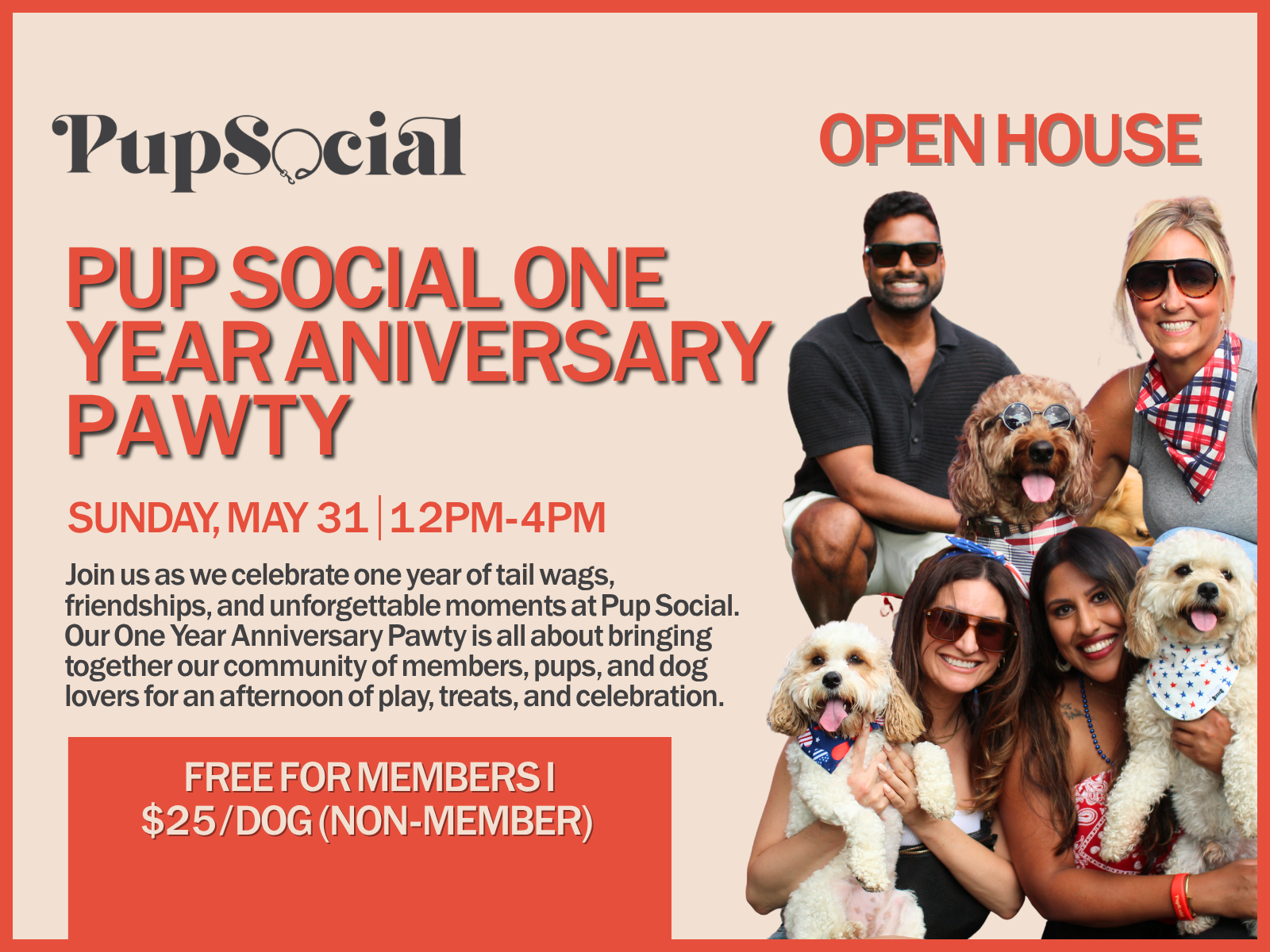 Pup Social ONE YEAR ANIVERSARY Pawty&nbsp;