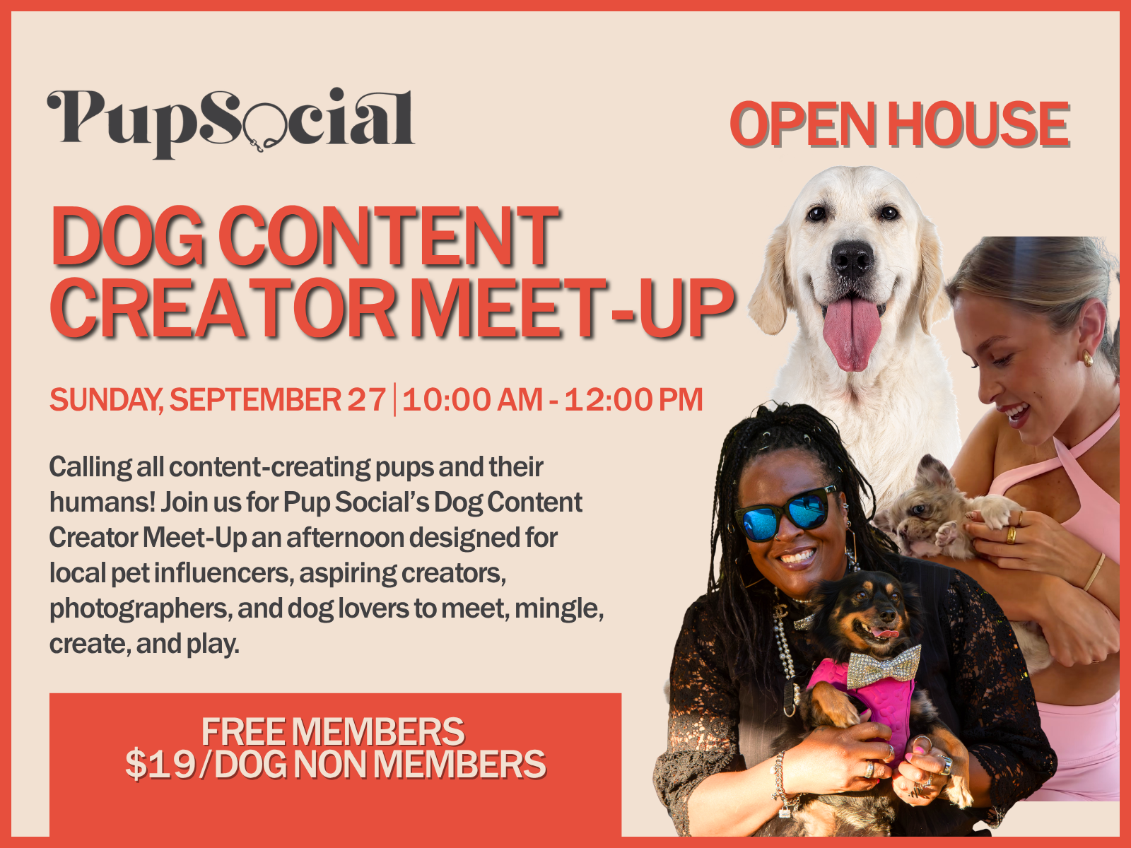 Dog Content Creator Meet-Up&nbsp;