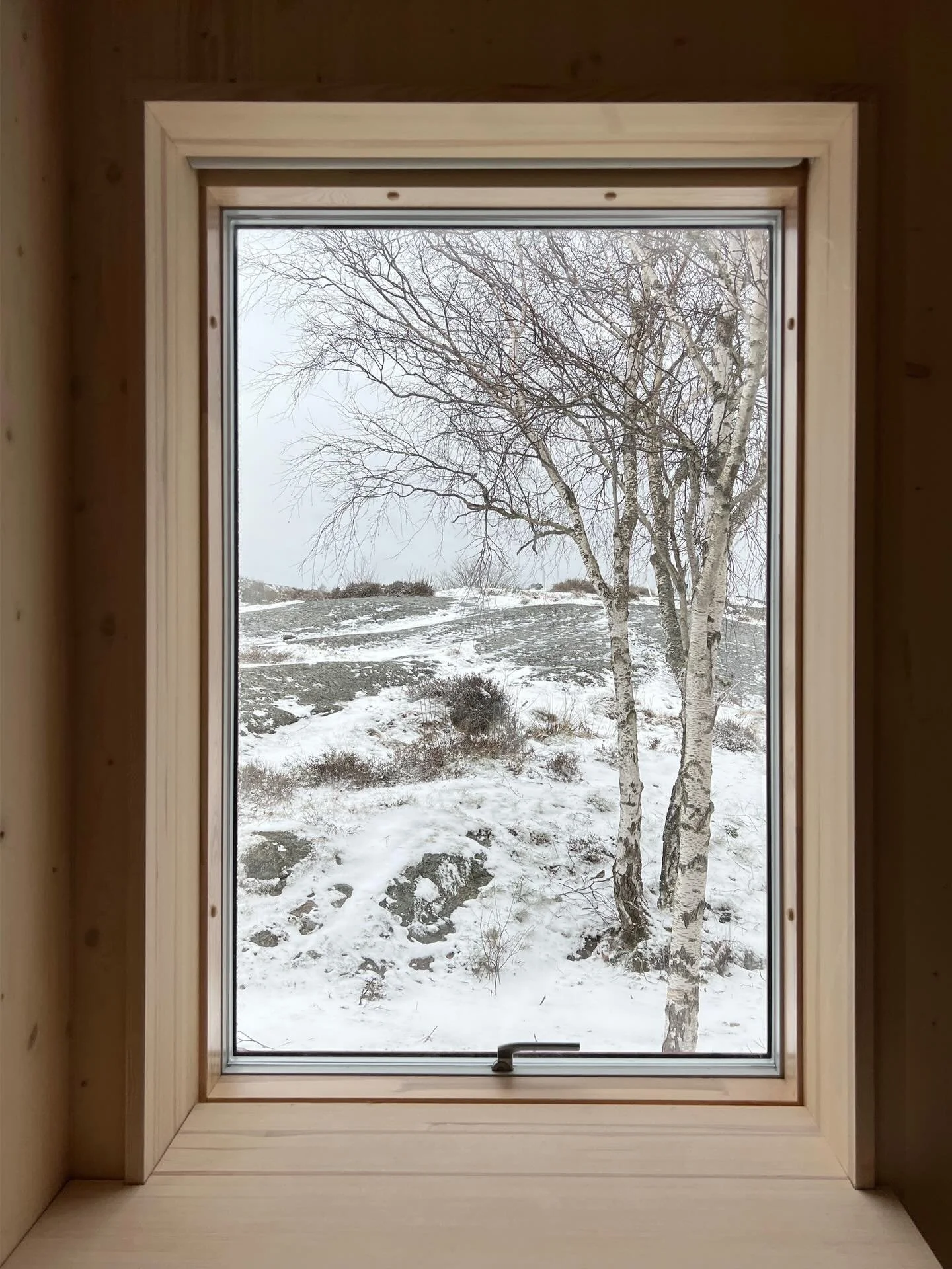 Ett f&ouml;nster som ramar in landskapet. Detaljrikt och noggrant utformat kan ett f&ouml;nster ge en s&ouml;ml&ouml;s &ouml;verg&aring;ng till naturen utanf&ouml;r.

I projektet Villa SIV har siktlinjer och utblickar styrt f&ouml;r att l&aring;ta la
