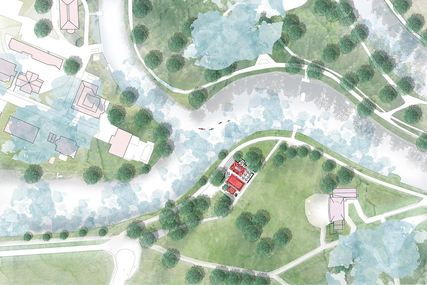 Winroth arkitekter, mijo arkitektur, studio hast, tävling, örebro, glasskiosk, örebro stadspark, tävling, sveriges arkitekter, cafépaviljong, cafe, paviljong, parkrum, servering, glass, kiosk, arkitektur, landskap, örebro stadspark