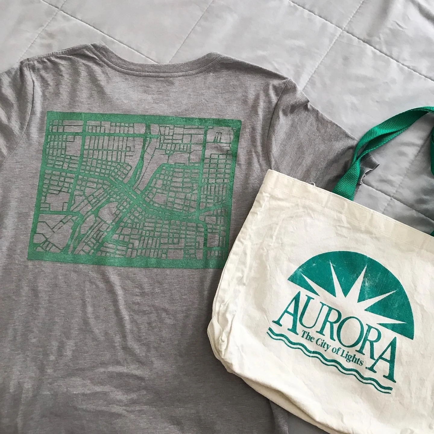 Aurora Map - Screen Print & Vinyl Cut - 2021