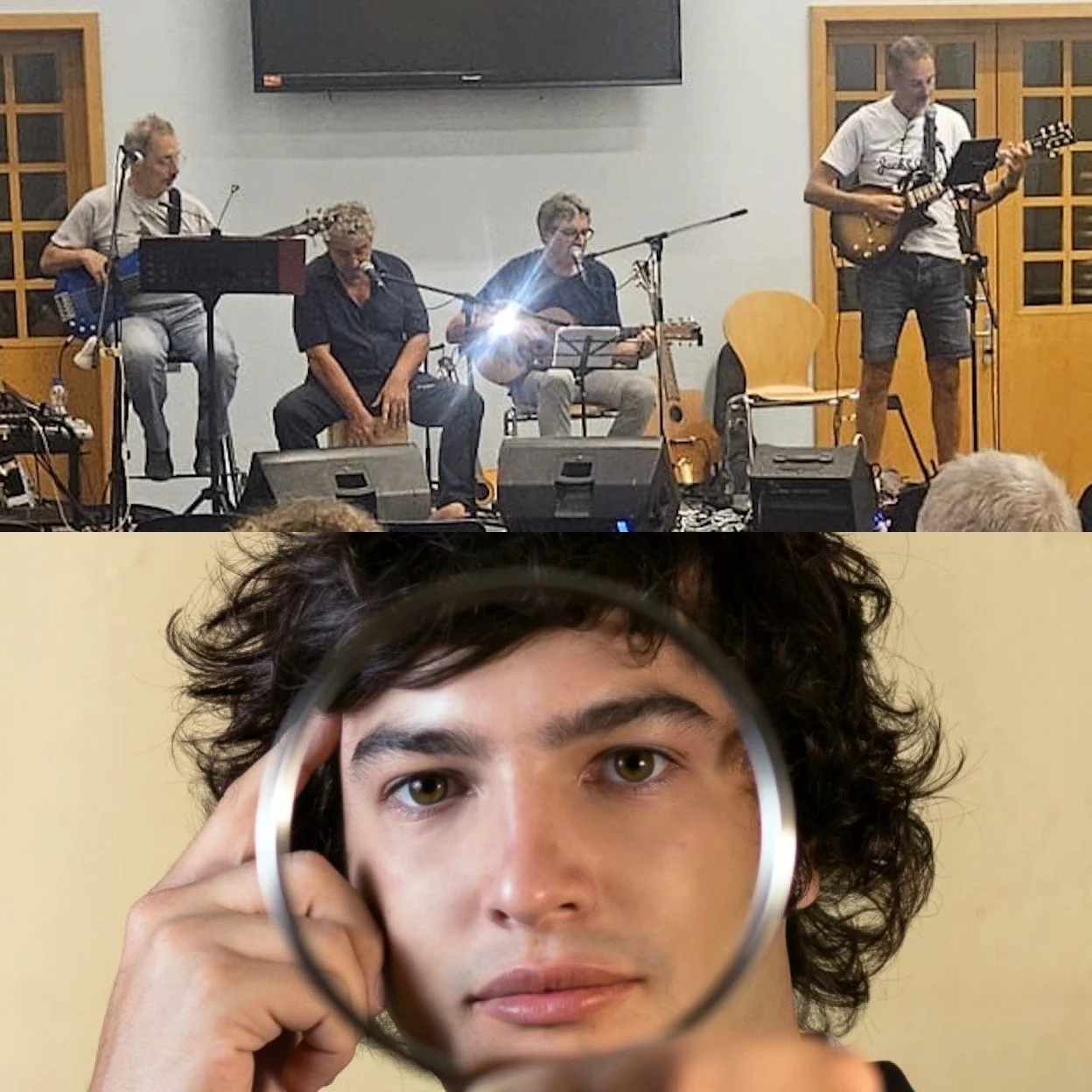Bel concerto, ieri sera 18 luglio a Bodio nell&rsquo;ambito del programma culturale della 20esma Festa Cantonale di Tiro, del gruppo leventinese Moncrinos (nella foto): Gabriele &ldquo;Vecio&rdquo; Fransioli, Prisco Castelli, Tiziano Guscetti e Sauro