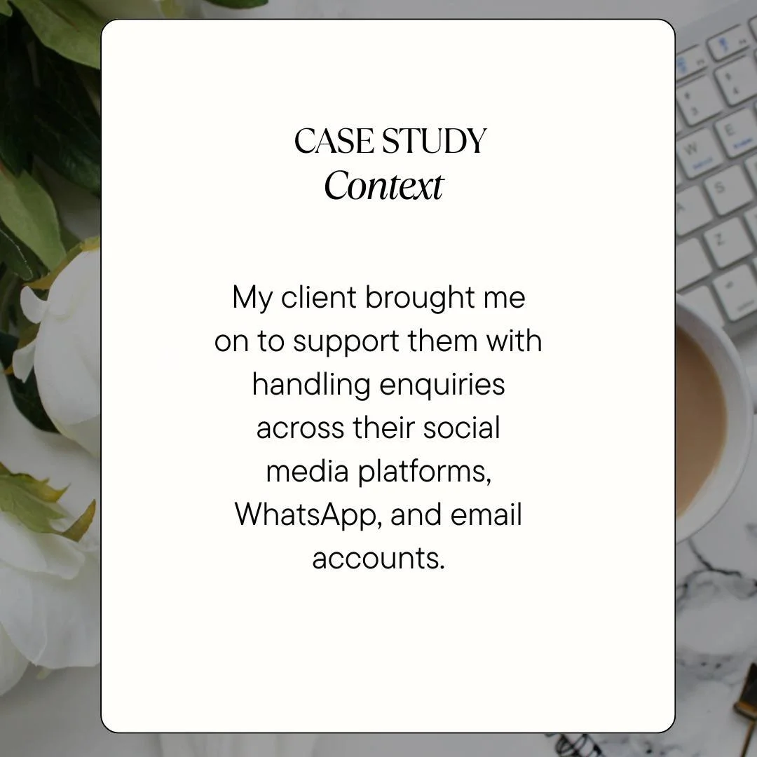 ⏰It's almost always about saving clients time. 
.
.
.
.
👋Hi I&rsquo;m Gemma, a virtual assistant supporting self employed people and small business owners with their admin. I love taking the mundane tasks off your hands so you can focus on growing a