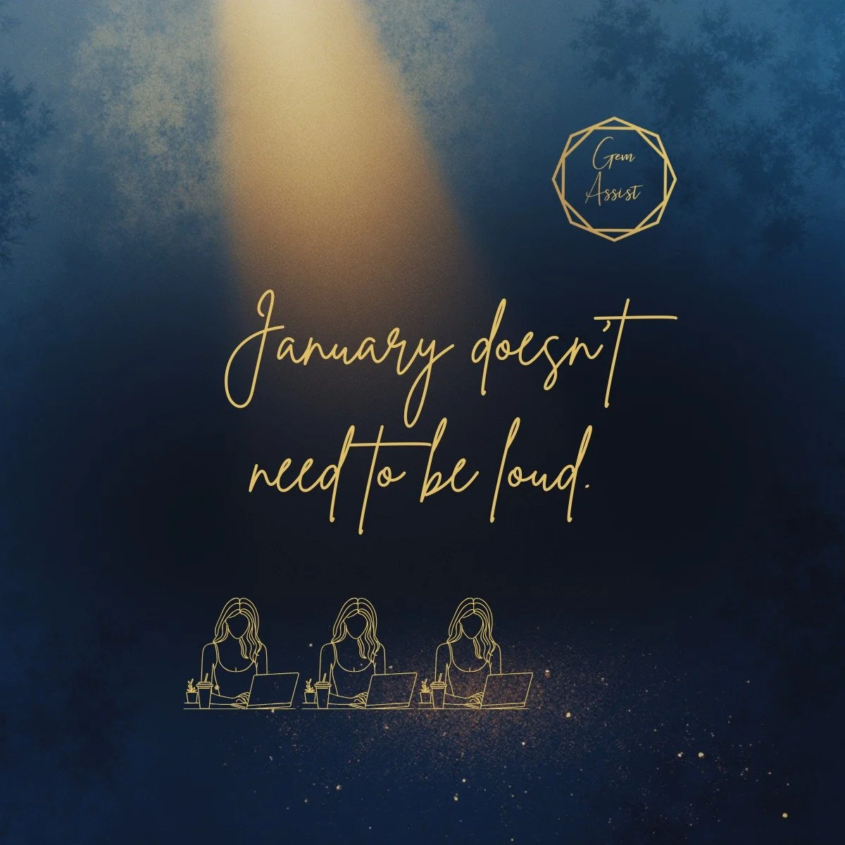 It&rsquo;s already feeling busy.
The pressure to start 2026 big is creeping in &mdash; goals, plans, vision boards, and expectations.

If what you actually need is space to work quietly, with a bit of structure and gentle accountability, I&rsquo;m ru