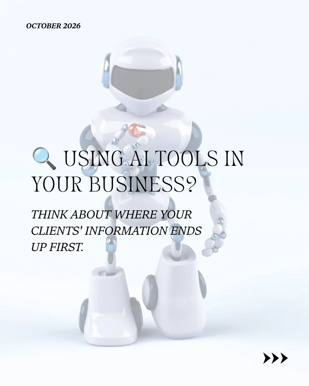 Using AI tools in your business? Worth pausing before you paste in anything with a client's name on it.

UK GDPR still applies, whatever tool you're using. If it identifies a person, it's personal data.

Check what the tool does with what you type in