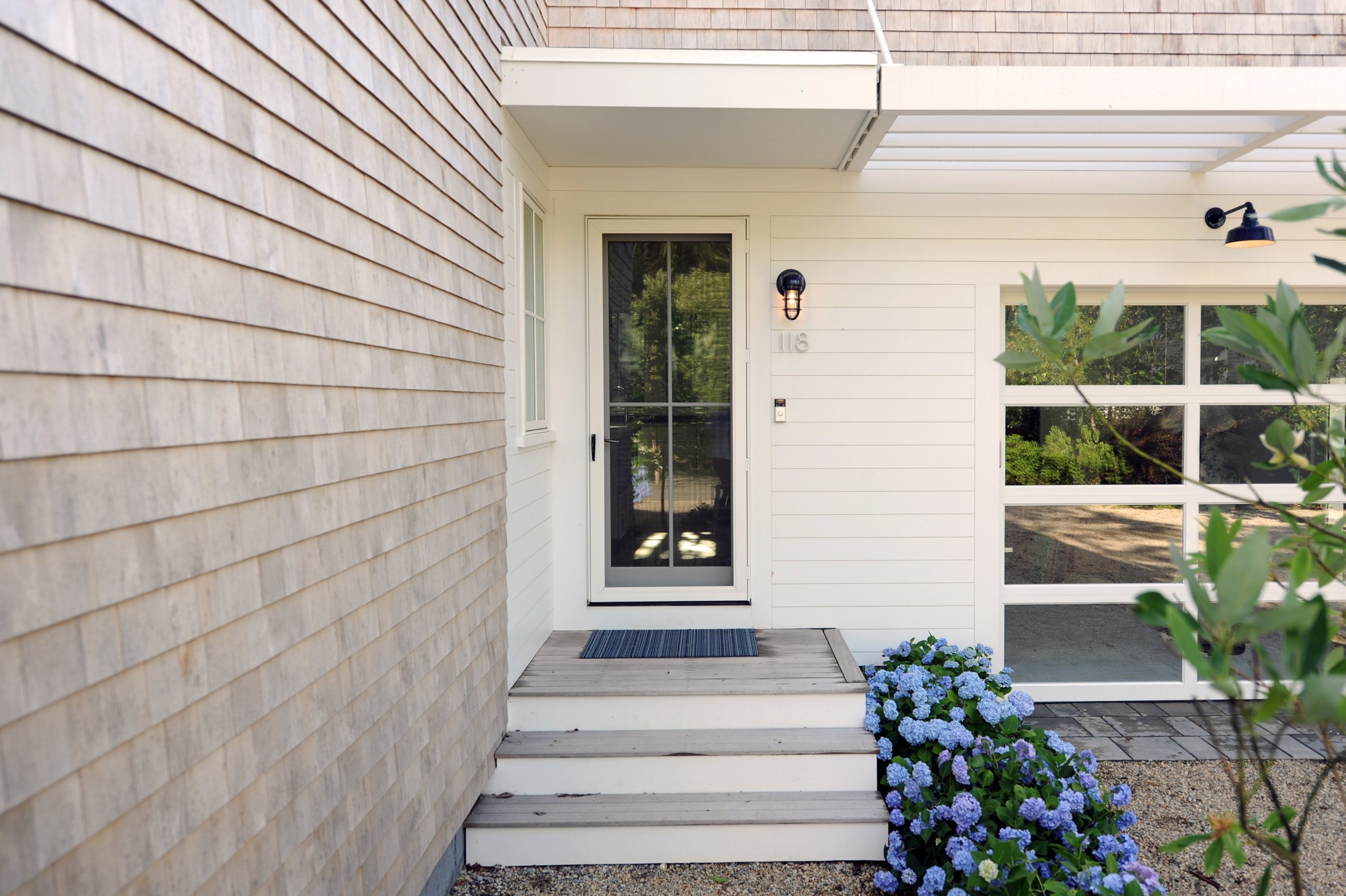 Salt Architecture, Highland Residence, Exterior View Entry Design