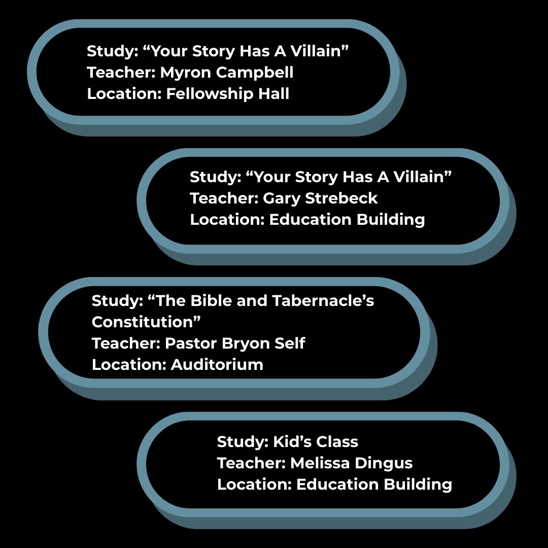 Our regular adult small groups have a new study beginning this week, and we know it'll be a BIG encouragement to you!