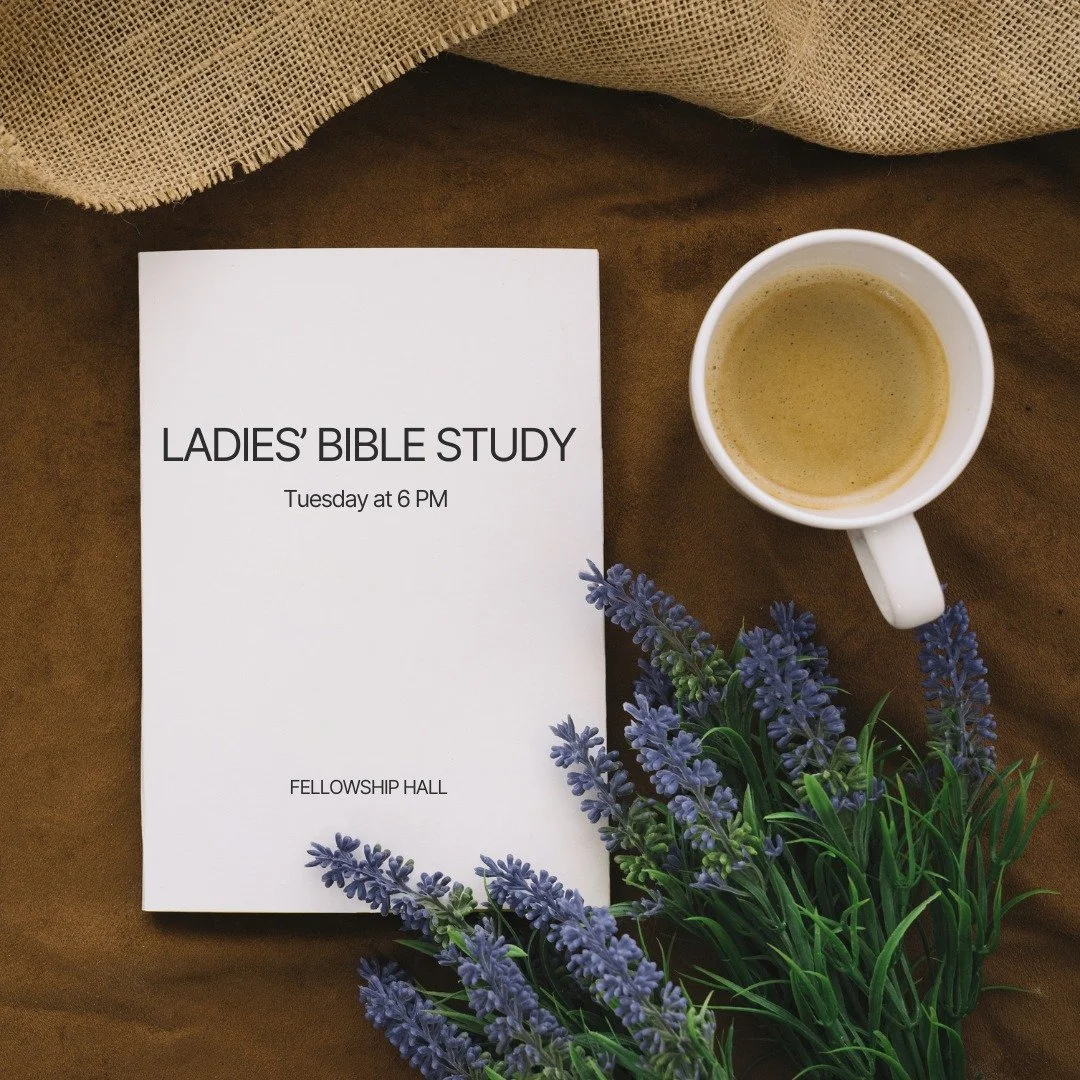 Join the ladies tonight at 6 PM in the Fellowship Hall as they conclude their study in the book of Ecclesiastes!