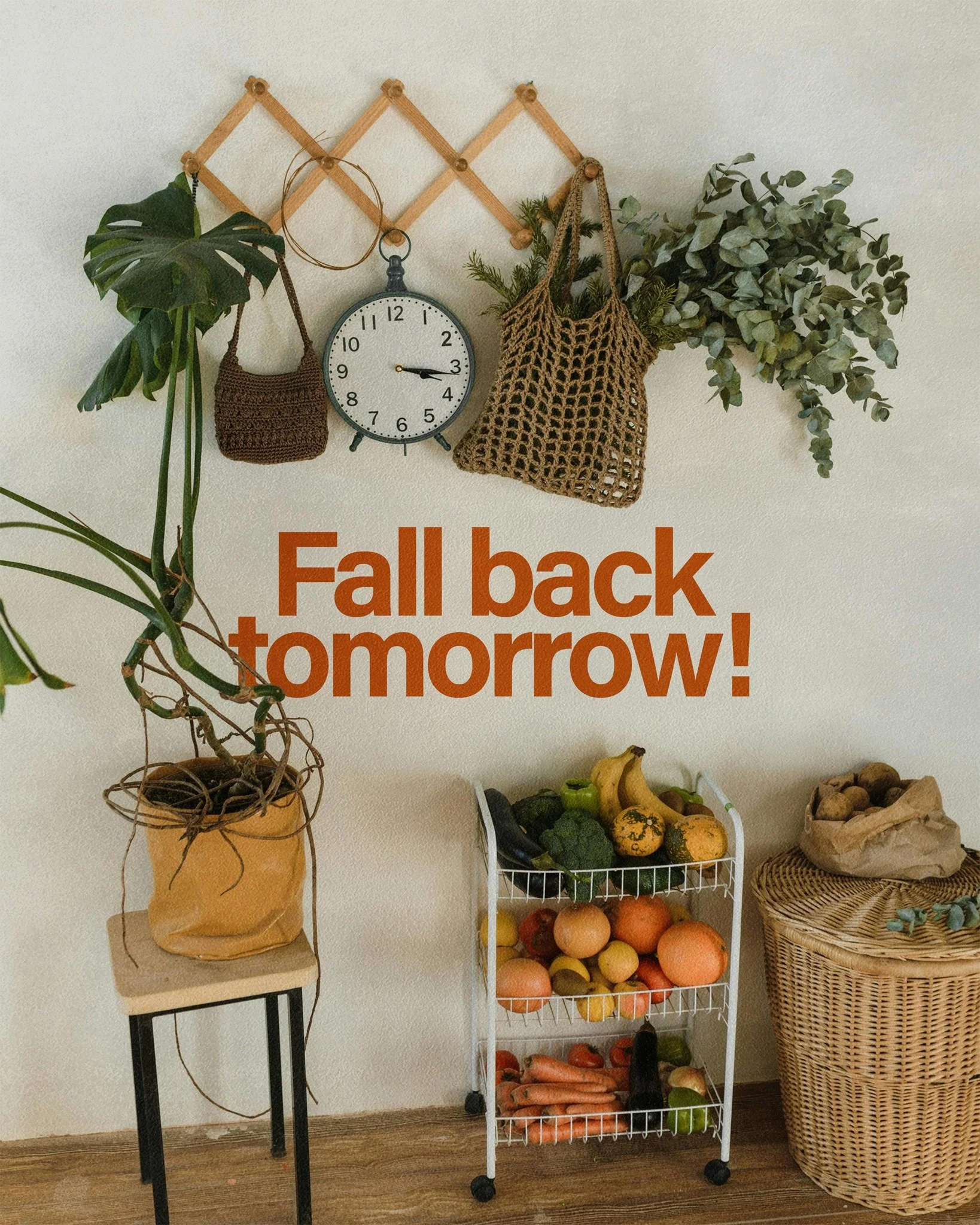 It's that time of year! ⏰ Remember to set your clocks back one hour tonight as Daylight Saving Time ends. We'll see you at regular service time tomorrow!