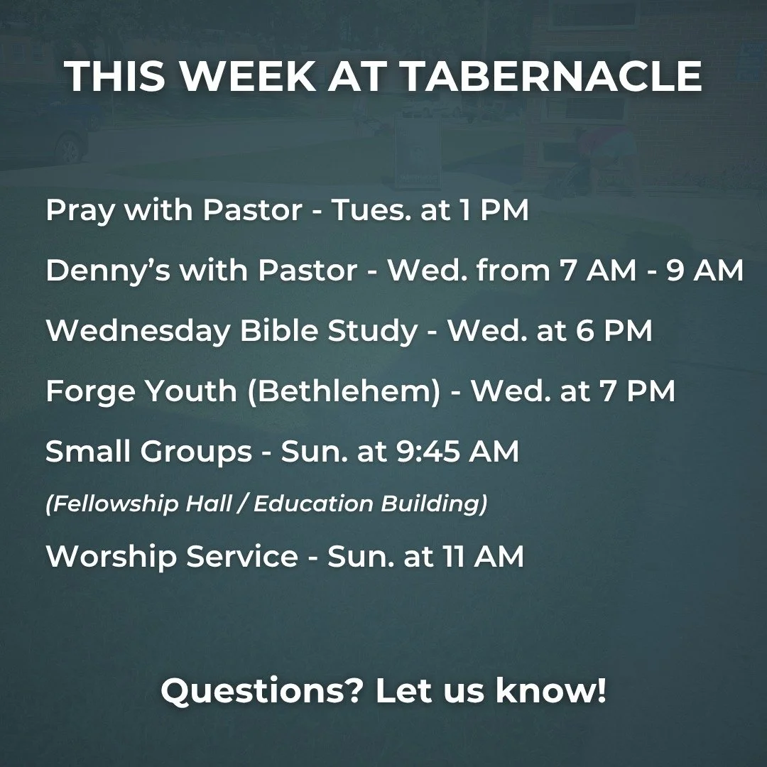 Looking forward to a great week!