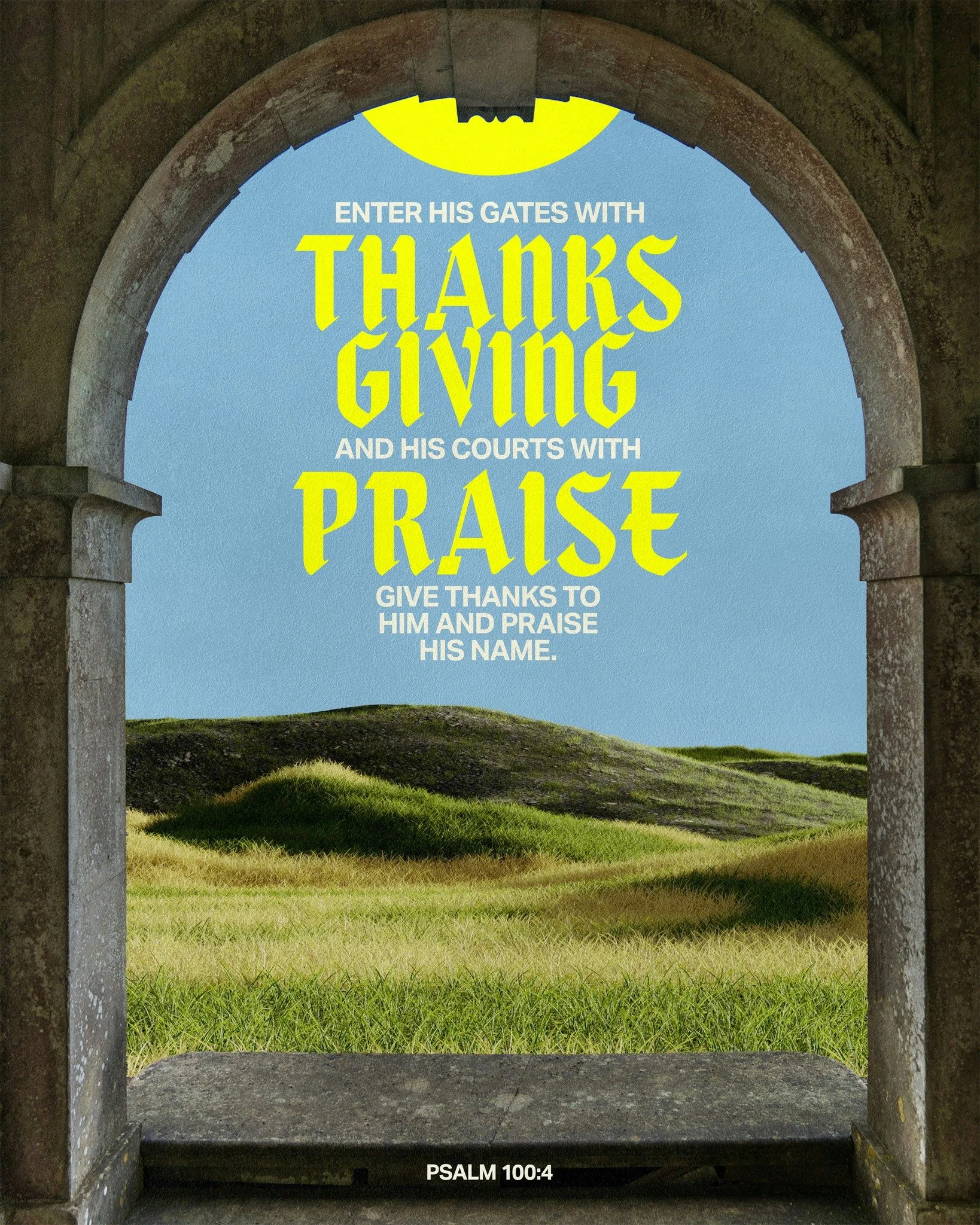 Before the requests, before the worries&hellip;come with thanks and praise. God is already worthy.