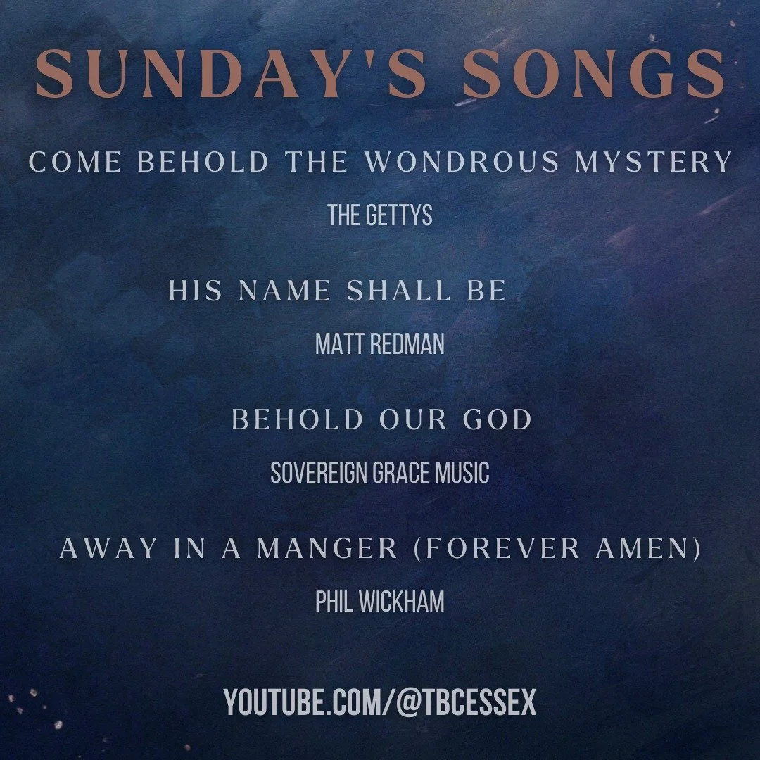 Looking forward to singing these songs with our church family on Sunday!