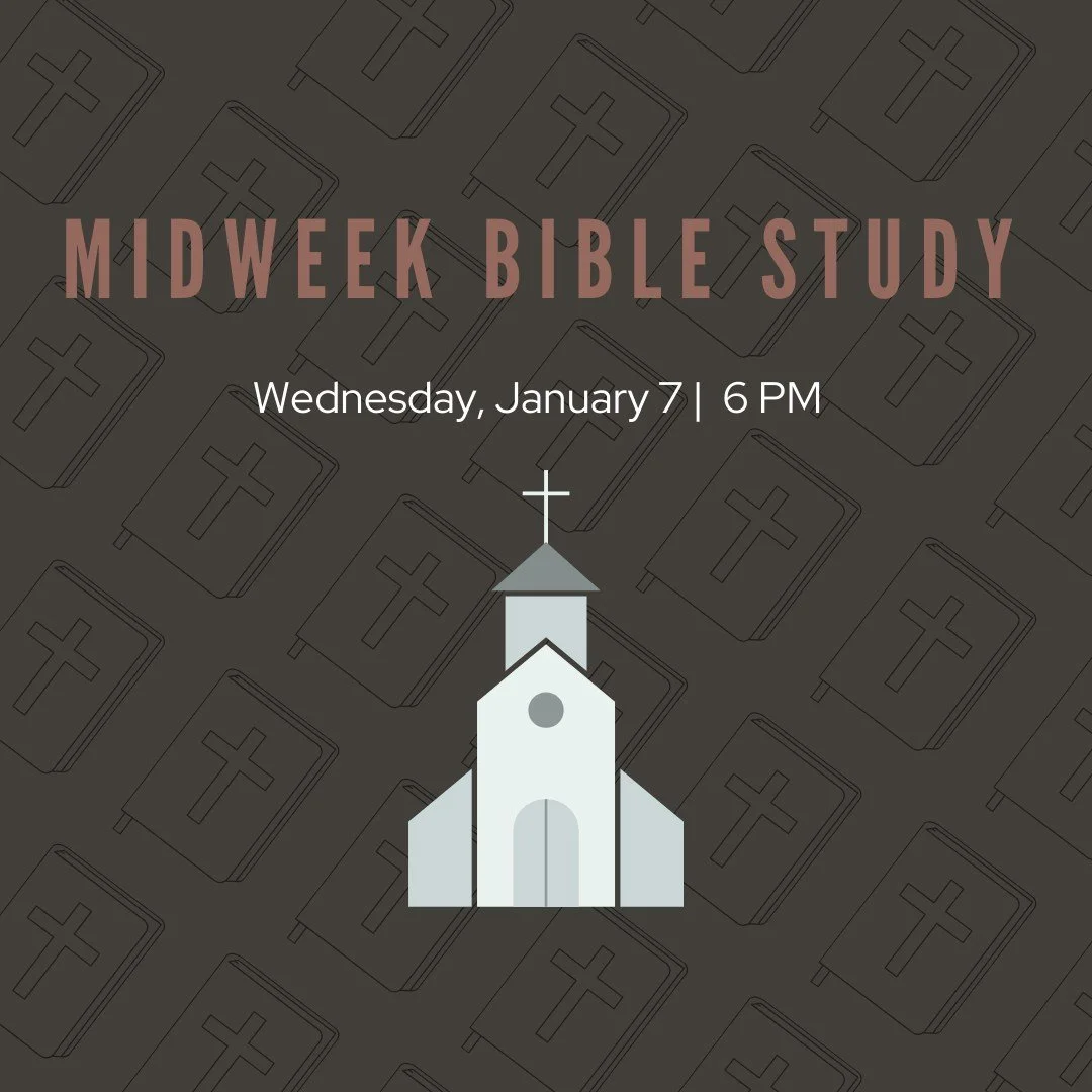 Join us in the Education Building tonight at 6 PM for Dr. Ron's Bible study!