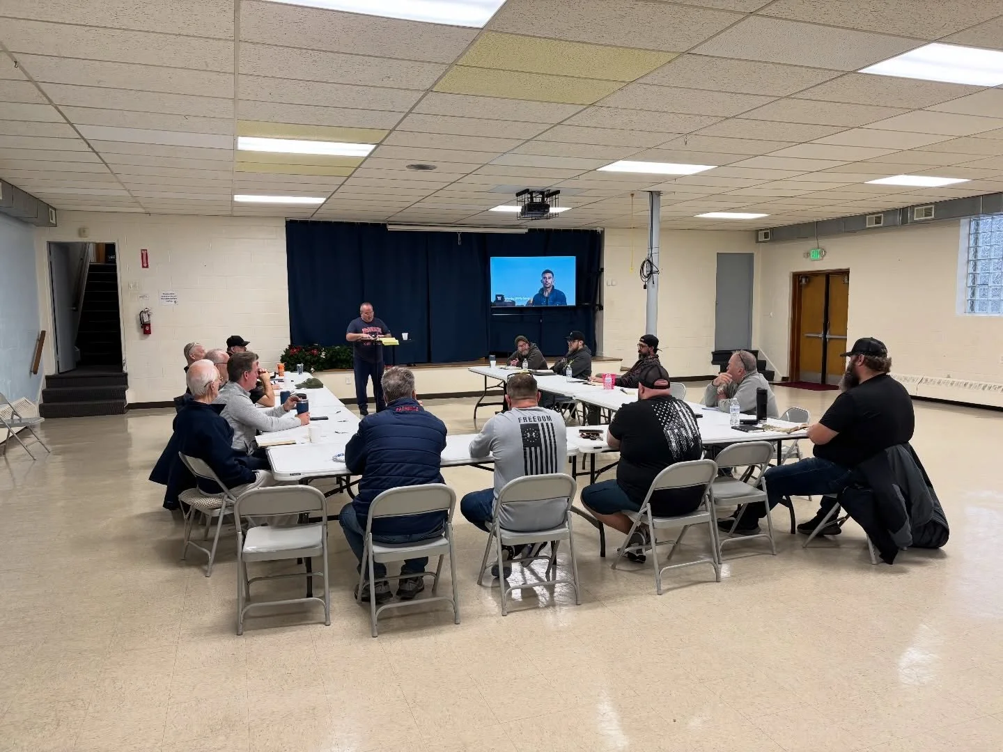Incredibly grateful for our men and the great breakfast we had this morning!