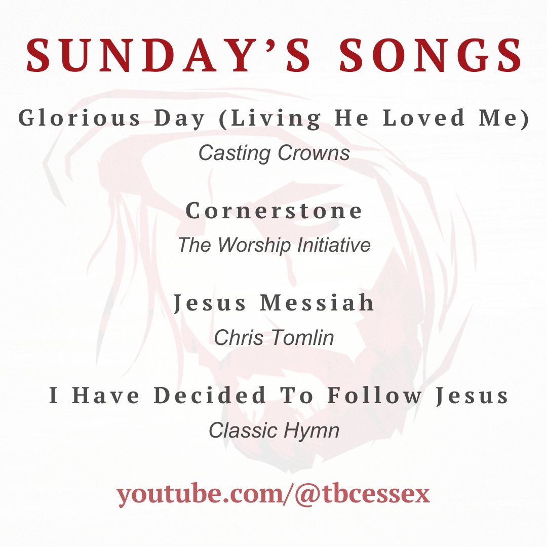 This Sunday, we'll be studying John 12:12-28, and singing these incredible songs together.

We encourage you to listen and read in preparation for Sunday!