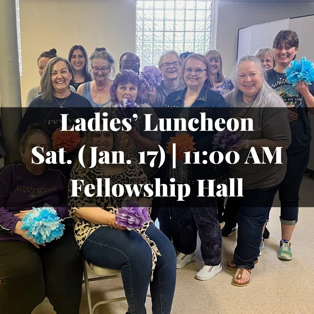 Each Ladies' Luncheon is an awesome chance to grow in your walk with Jesus, hear from your Christian sisters &amp; God's Word, and share the love of Jesus through your words and actions. See you tomorrow!