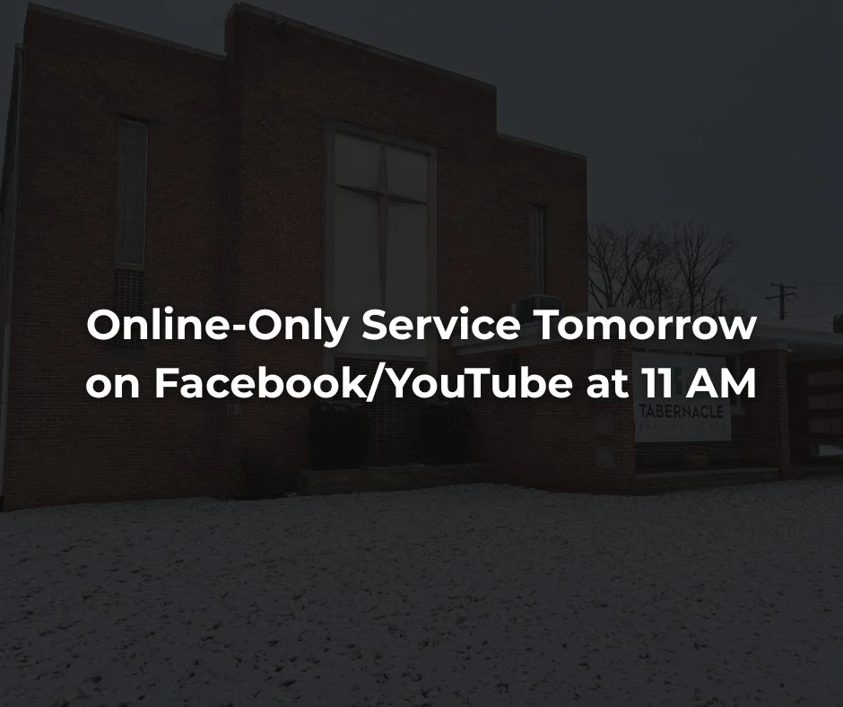 You can also view tomorrow's service at www.tbcessex.com/sunday