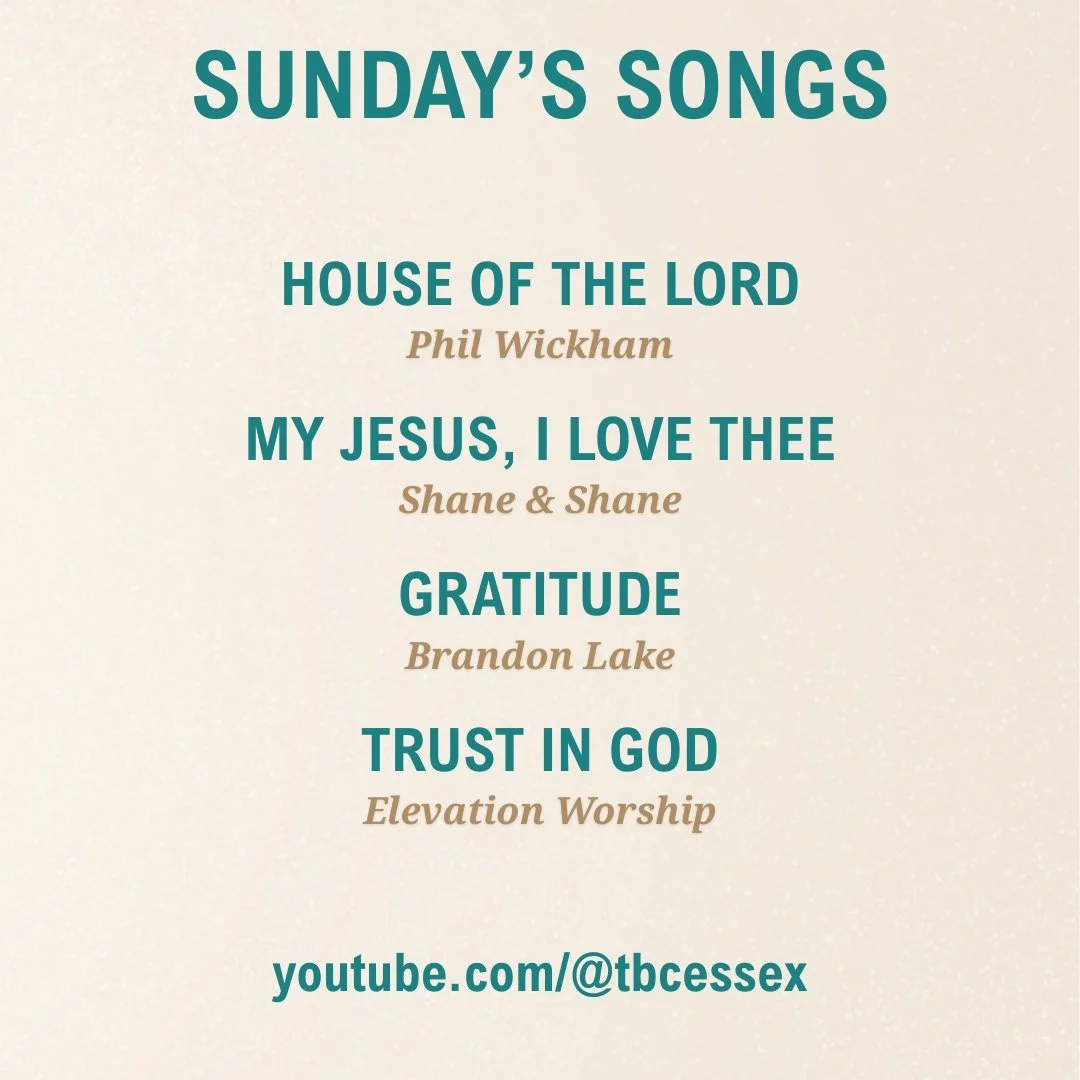 We're beginning a new 7-week series "Last Words of Jesus" in John 14-16 this Sunday, starting with John 14:1-14. We encourage you to read the passage in preparation for Sunday, and listen to these incredible songs!