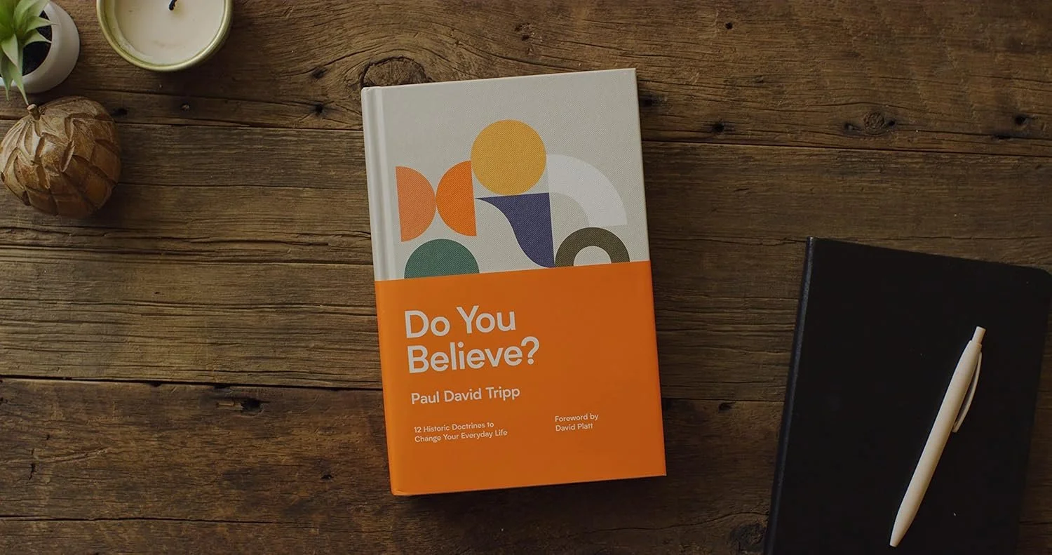 The first meeting of our monthly book study in "Do You Believe" by Paul David Tripp is  Saturday at 11:30 AM at the church (in the Education Building) and online at www.youtube.com/@tbcessex

We'll be going over chapters 1 &amp; 2 on the Do