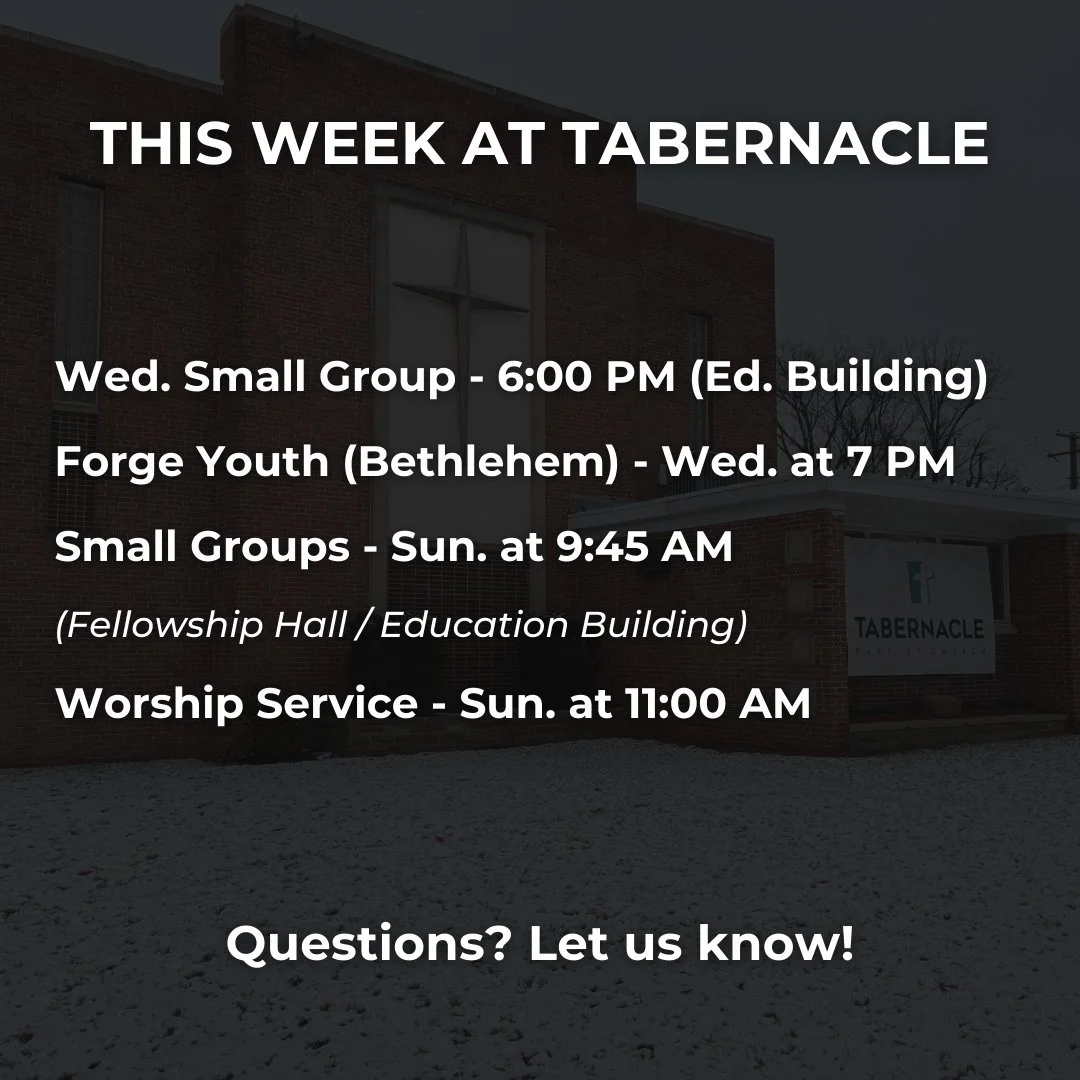 We're praying for you this week - stay warm, and be a light for Jesus wherever you go!