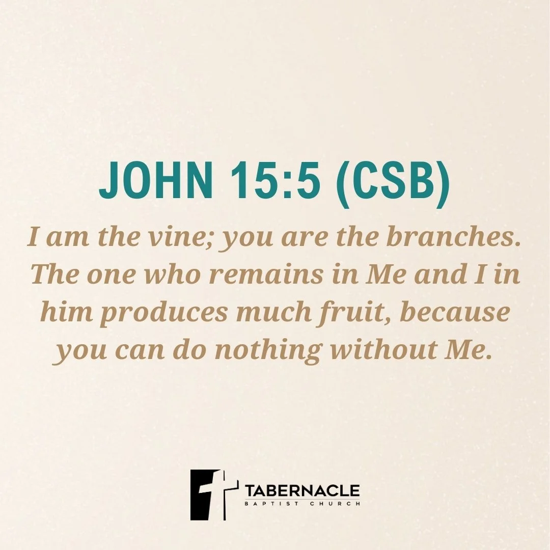 Jesus is the Source and Sustainer of our existence, let's worship Him today!

9:45 AM - Small Groups
11:00 AM - Worship Service