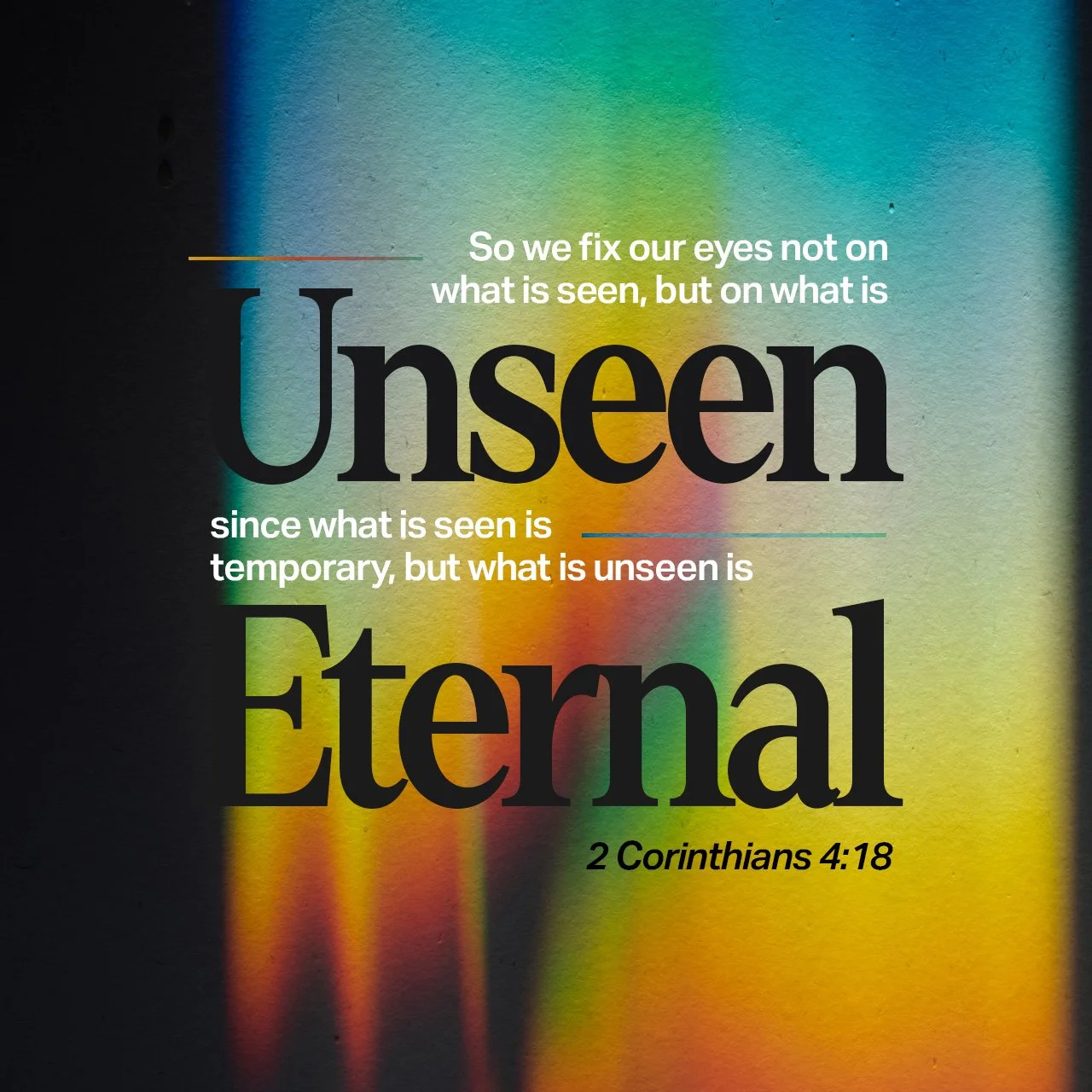 The most important things in your life are not your possessions or your bank accounts, but your relationships with God and others.