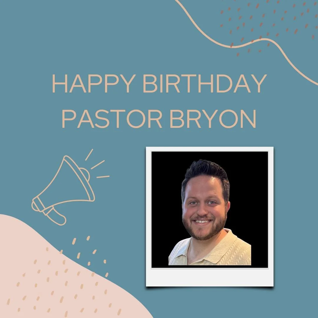 🎉🎂 Happy Birthday, Pastor Bryon! 🎂🎉

Today we celebrate and thank God for the incredible blessing you are to our Tabernacle family! Through your faithfulness, encouragement, and love for God's Word, our church continues to grow stronger in faith 
