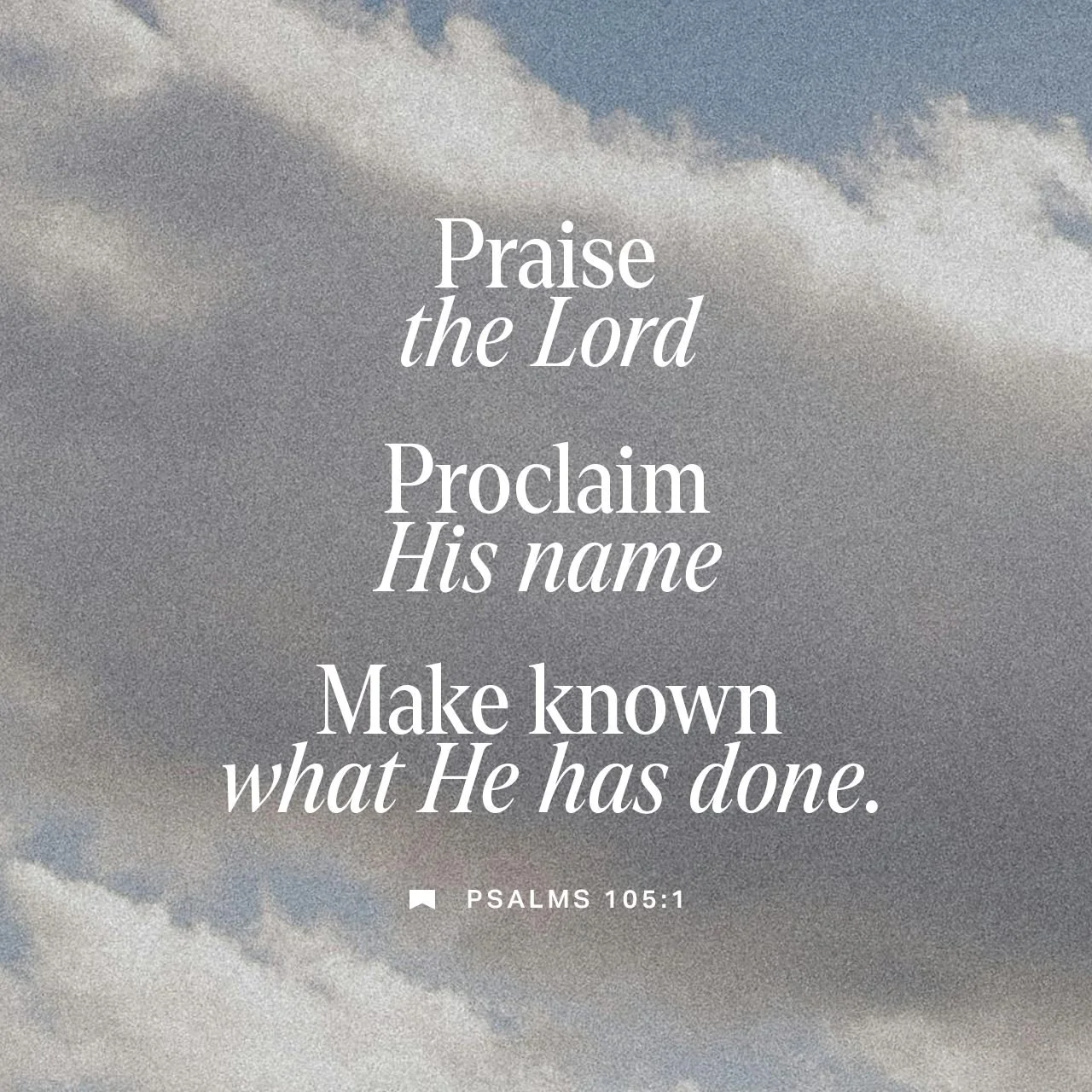 1. We ought to tell other people about who God is and what He's done.
2. We should honor God's name, viewing it with reverence - not using it as a swear word, or invoking His name for things that He would have no part of.
