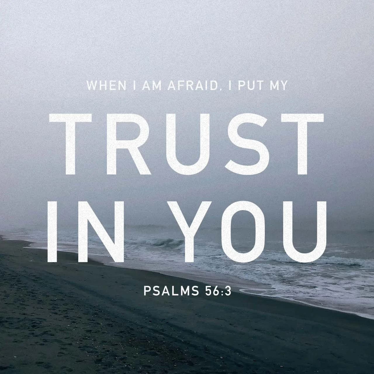 Being afraid doesn't mean you don't trust God. Fear gives you an opportunity to either choose to trust or distrust the Lord with your situation.