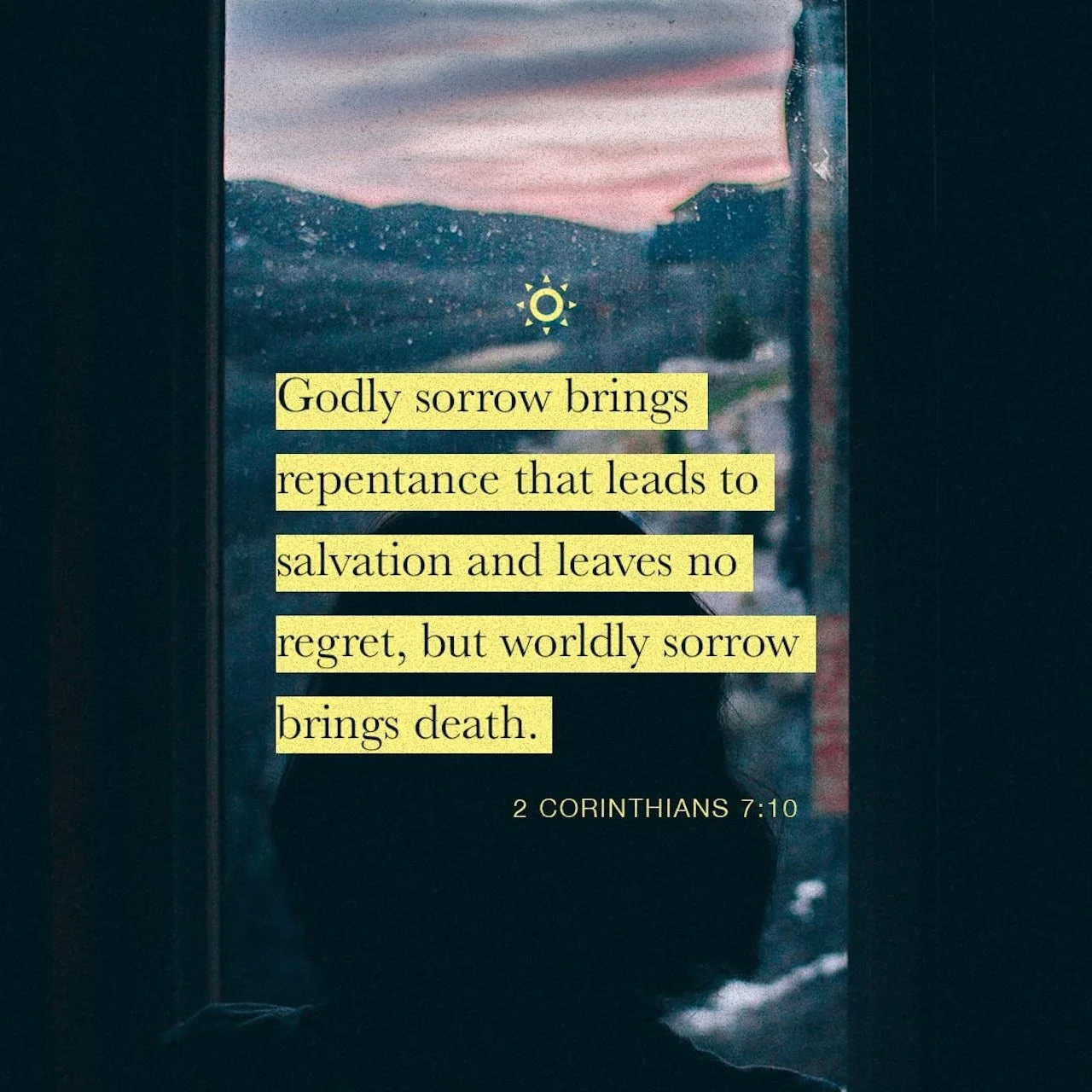 The sadness God wants you to have when you do wrong -> "I'm sorry, I'm going to do what God wants me to now."

The sadness of the world when you do wrong -> "I've messed up too bad, and nothing I do will matter now in light of my