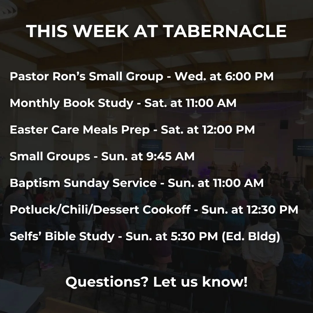 This week leading up to Palm Sunday is PACKED - join in the fun!