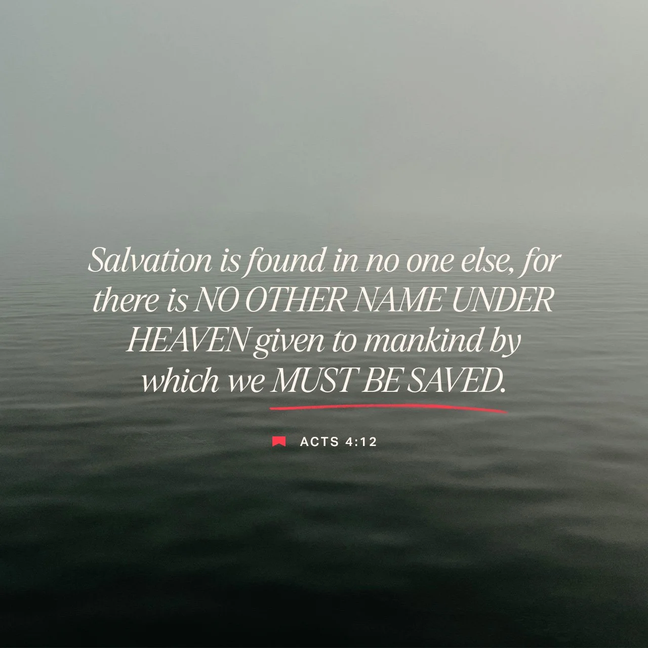 There are not many paths to a relationship with God - there is one path that God Himself walked to us! He calls us to join Him on His walk, and every person that calls on Jesus as their Savior and Lord will find their soul's salvation and an eternal 