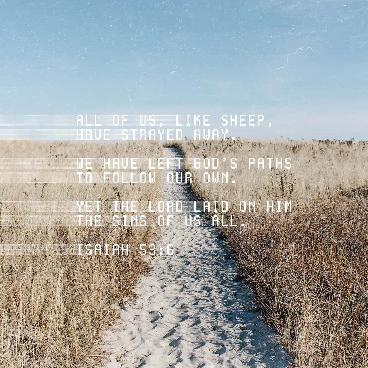 Though *we* were the ones that sinned, God Himself came to receive the just punishment we deserved.

Though *He* was perfect, we receive right standing with God through His gift of eternal life and righteousness!