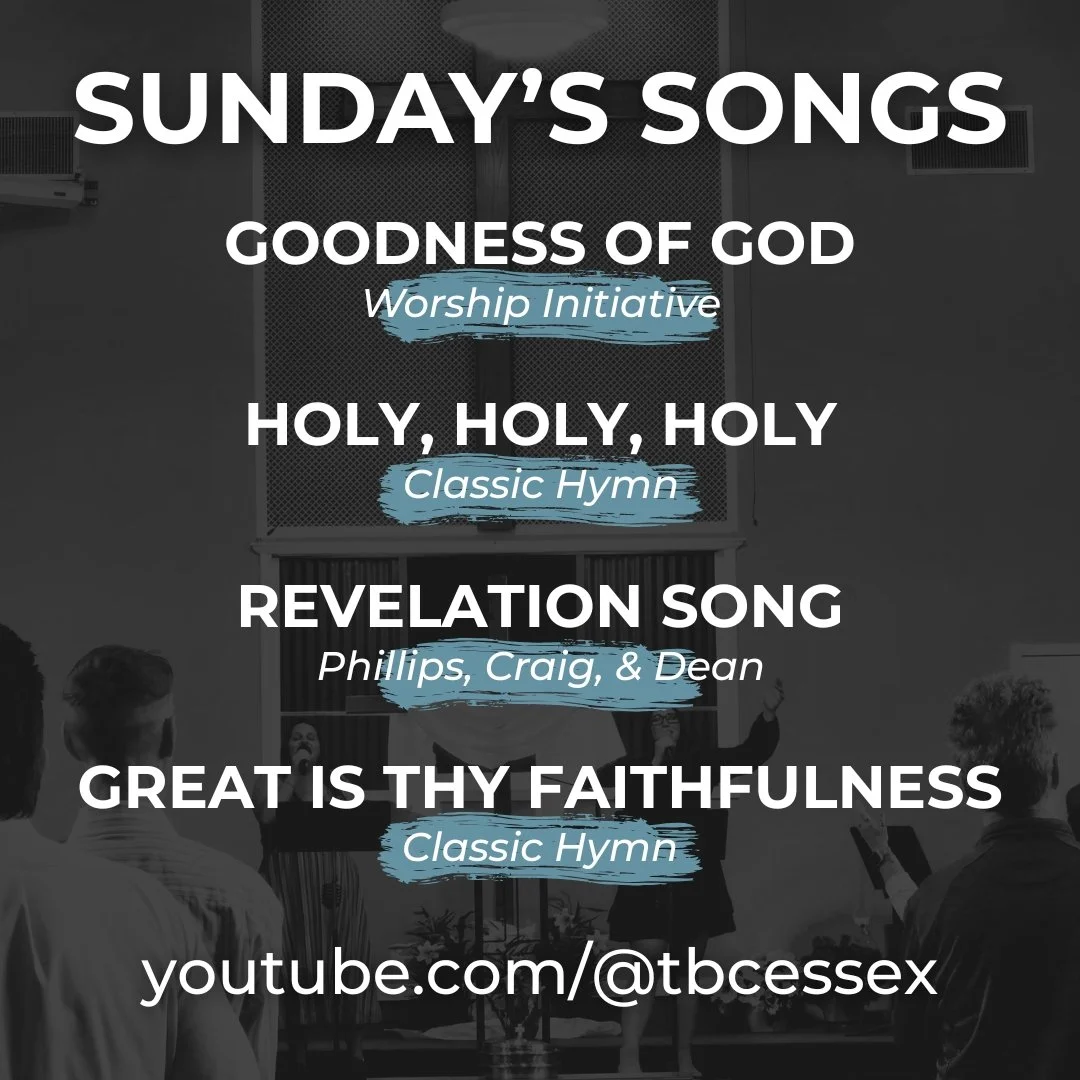 We'll be hearing from Dr. Ron Smith this Sunday, and singing these incredible songs about the God who saves and keeps His people!