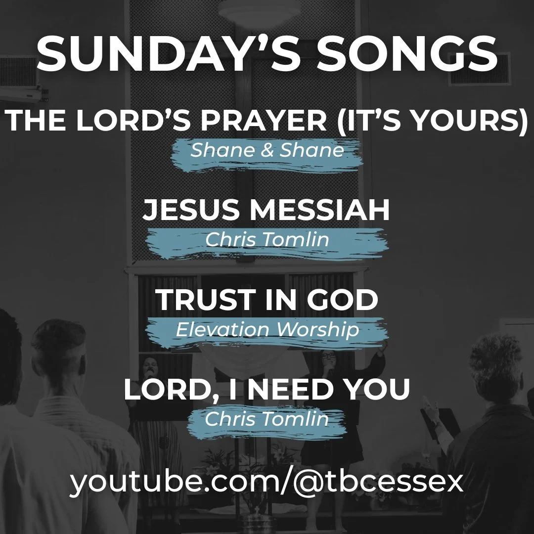 This Sunday, we'll be studying John 18:12-27, we encourage you to read through the passage and listen to these songs in preparation!