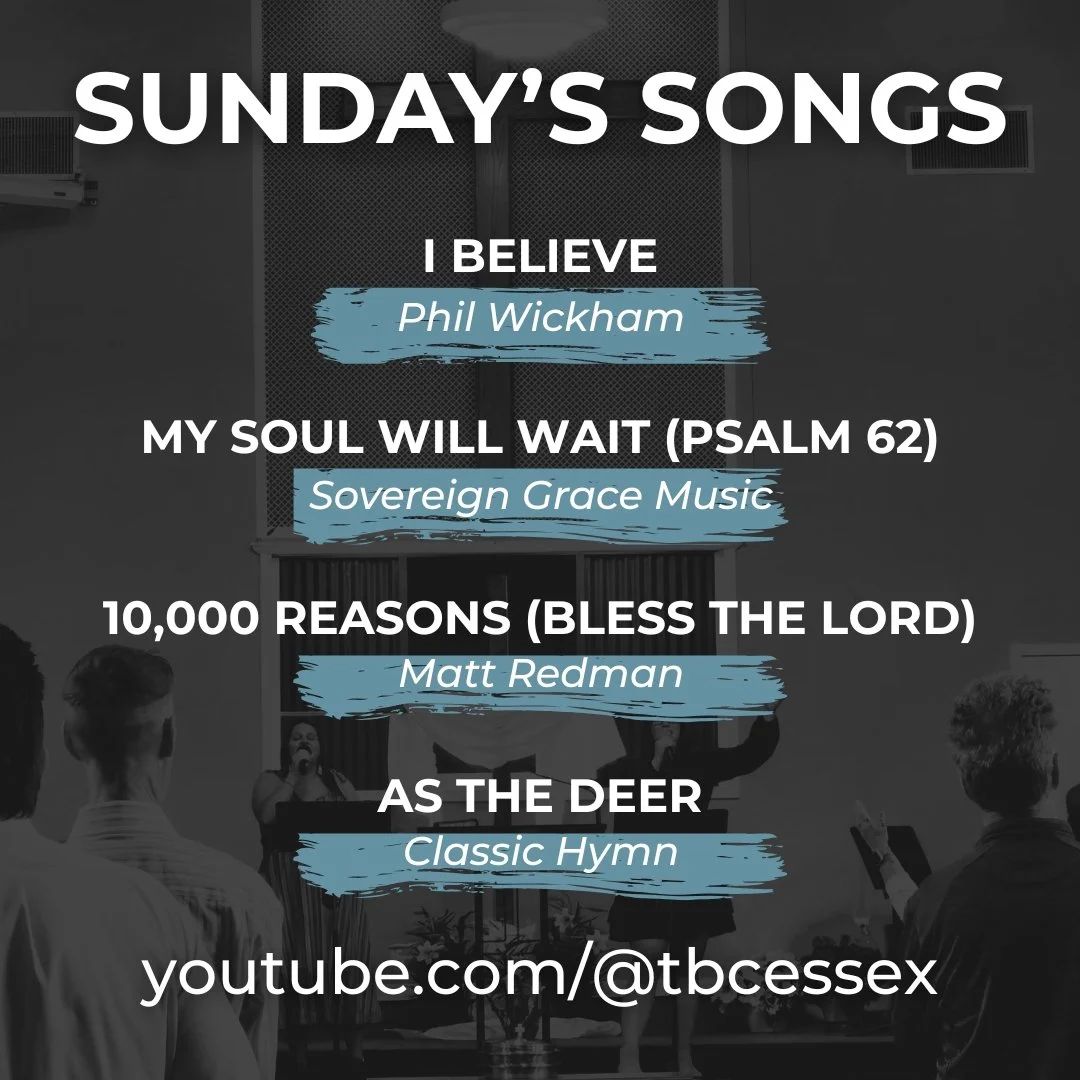 This Sunday we're starting our *last* sermon series "Eyewitnesses" in the Gospel of John, looking at John 20:1-18. We encourage you to listen to these songs and read through the passage in preparation for Sunday!