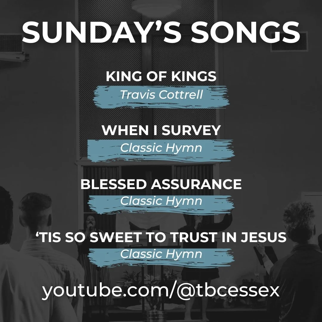 The month of June is starting off with some GREAT songs, we encourage you to listen to these in preparation for this Sunday!